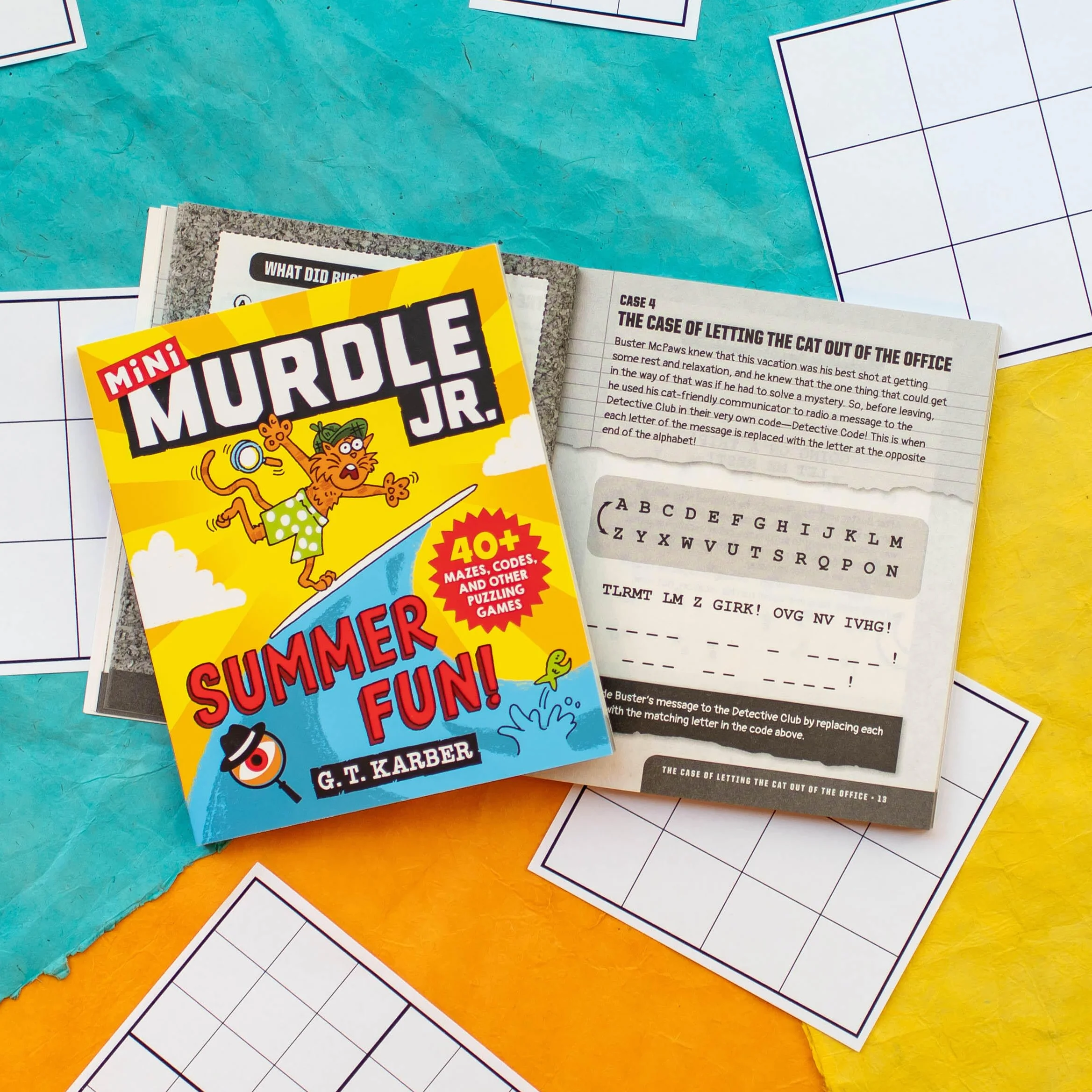Mini Murdle Jr.: Summer Fun!: 40+ Mazes, Codes, and Other Puzzling Games: 1