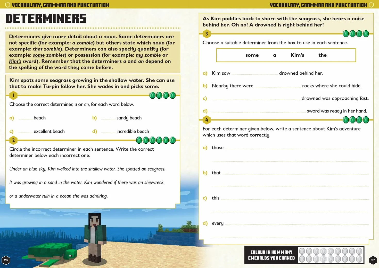 Minecraft English Ages 8-9: Official Workbook
