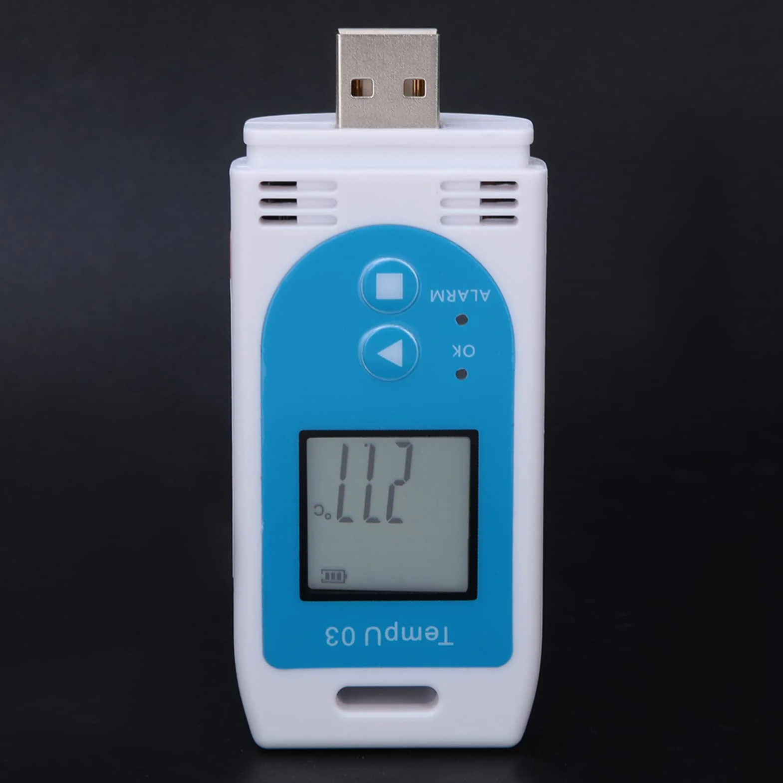 PDF GSP rejestrator temperatury i wilgotności USB standardowy rejestrator danych do zimnego łańcucha z pojemnością danych 32000 dla przemysłu
