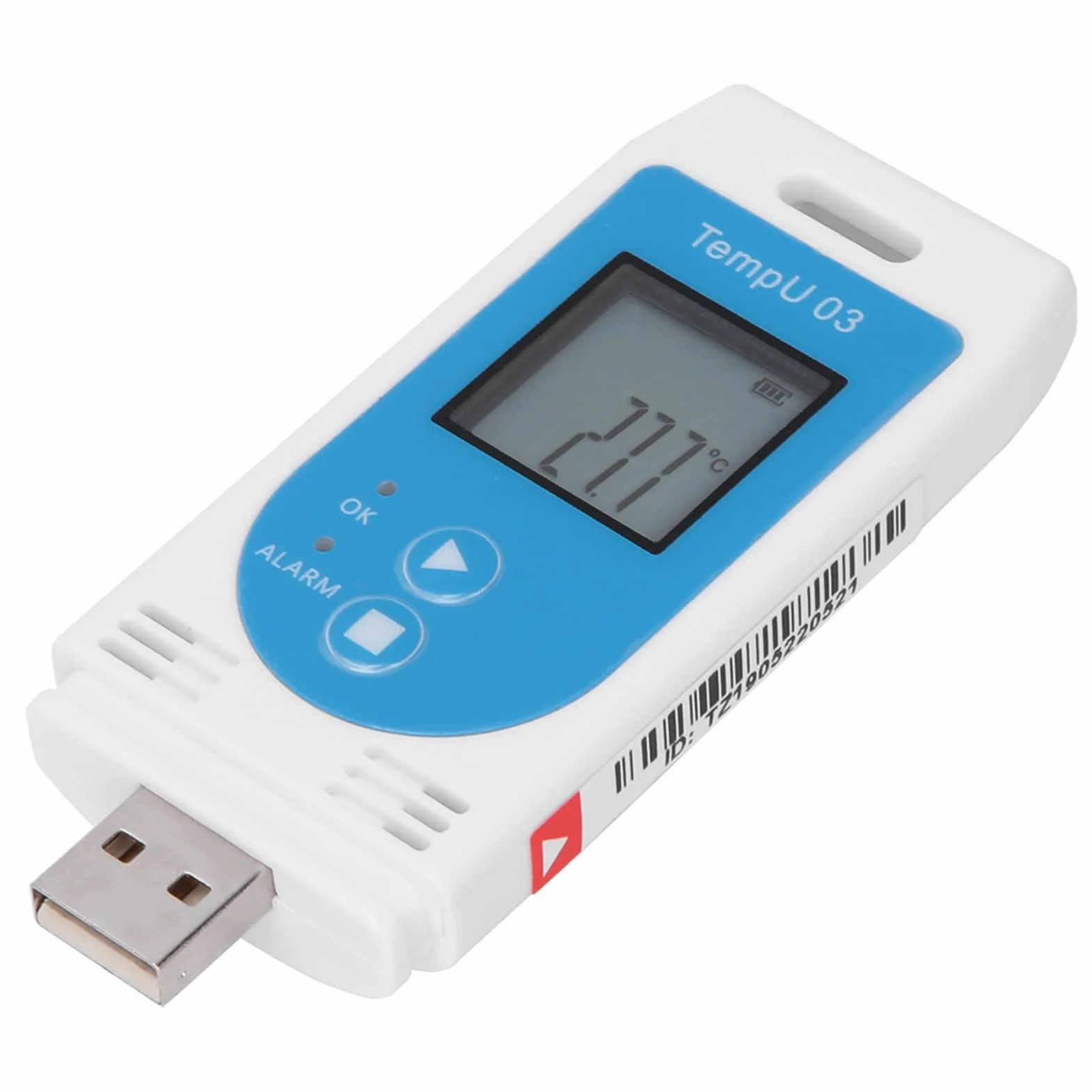 PDF GSP rejestrator temperatury i wilgotności USB standardowy rejestrator danych do zimnego łańcucha z pojemnością danych 32000 dla przemysłu