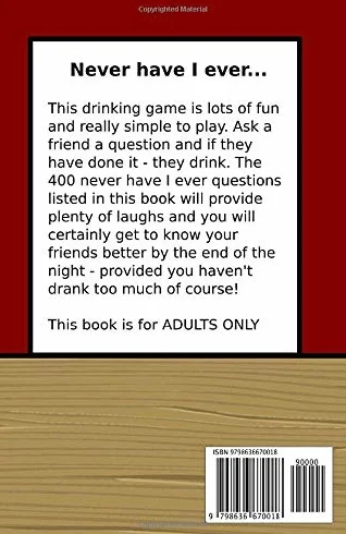 Never have I ever game: 400 Questions