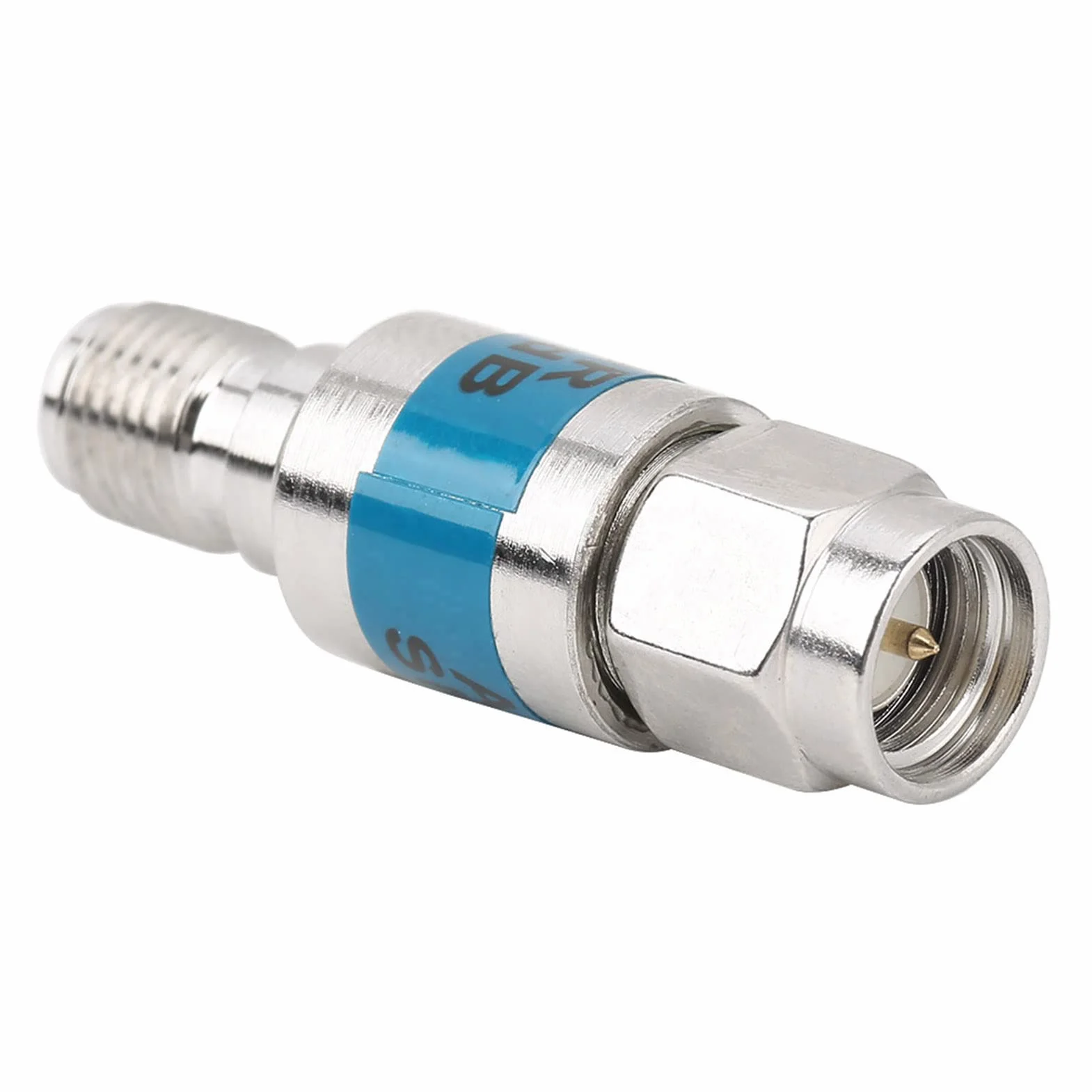 3 Szt. Tłumik Sma-Jk Męski do Żeńskiego, Tłumik Koncentryczny RF 2 Watt 6 GHz 50 Ω 1-30 dB, Złącze RF Koncentryczne, Blok DC, Stałe Tłumienie (3 dB), Części Elektroniczne