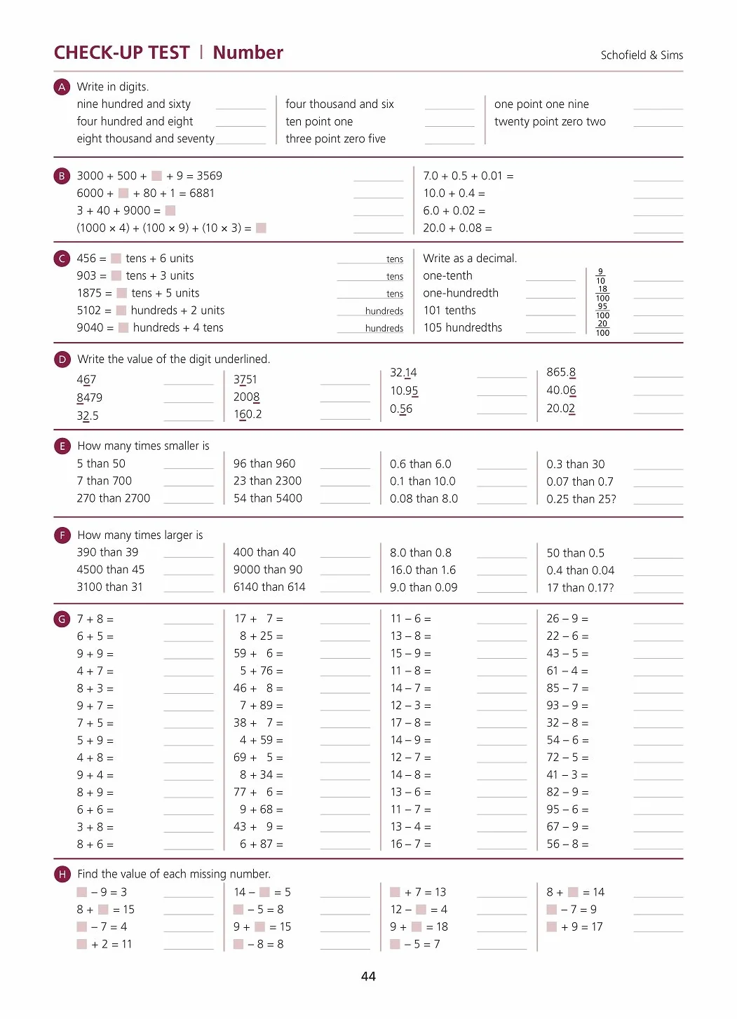 Mental Arithmetic Book 3: KS2 Maths, Years 4-5, Ages 8-10
