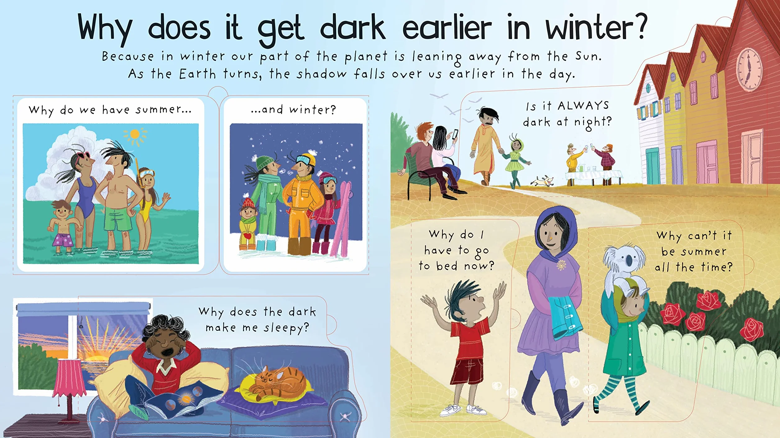 First Questions & Answers: Why is it dark at night? (First Questions and Answers)