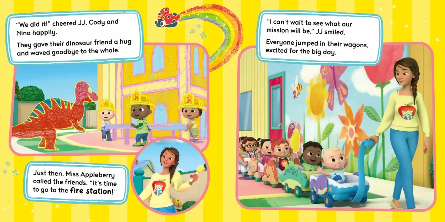 CoComelon Lane: The Great Big Fire Engine Picture Book: A gentle early-learning storybook about feeling worried for CoComelon fans