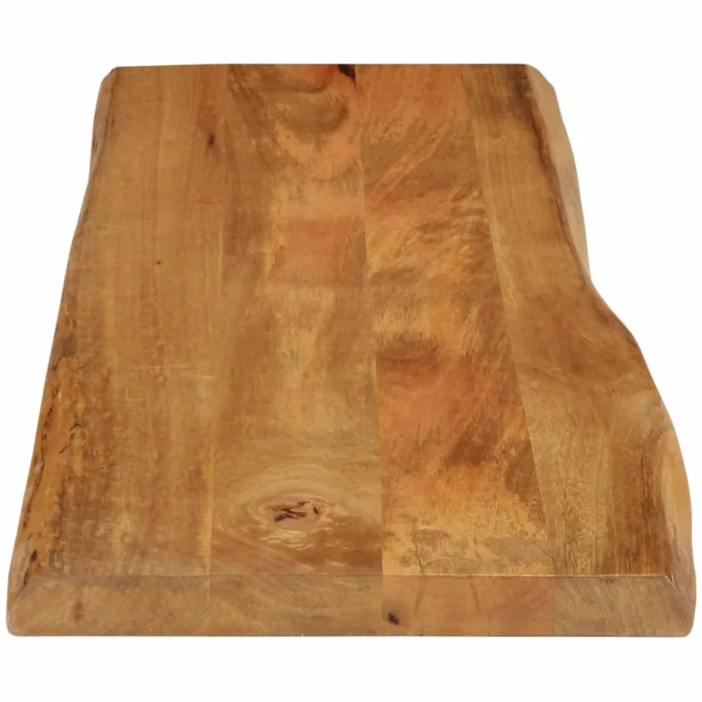 vidaXL Blat stołu, 120x40x2,5 cm, naturalna krawędź, lite drewno mango