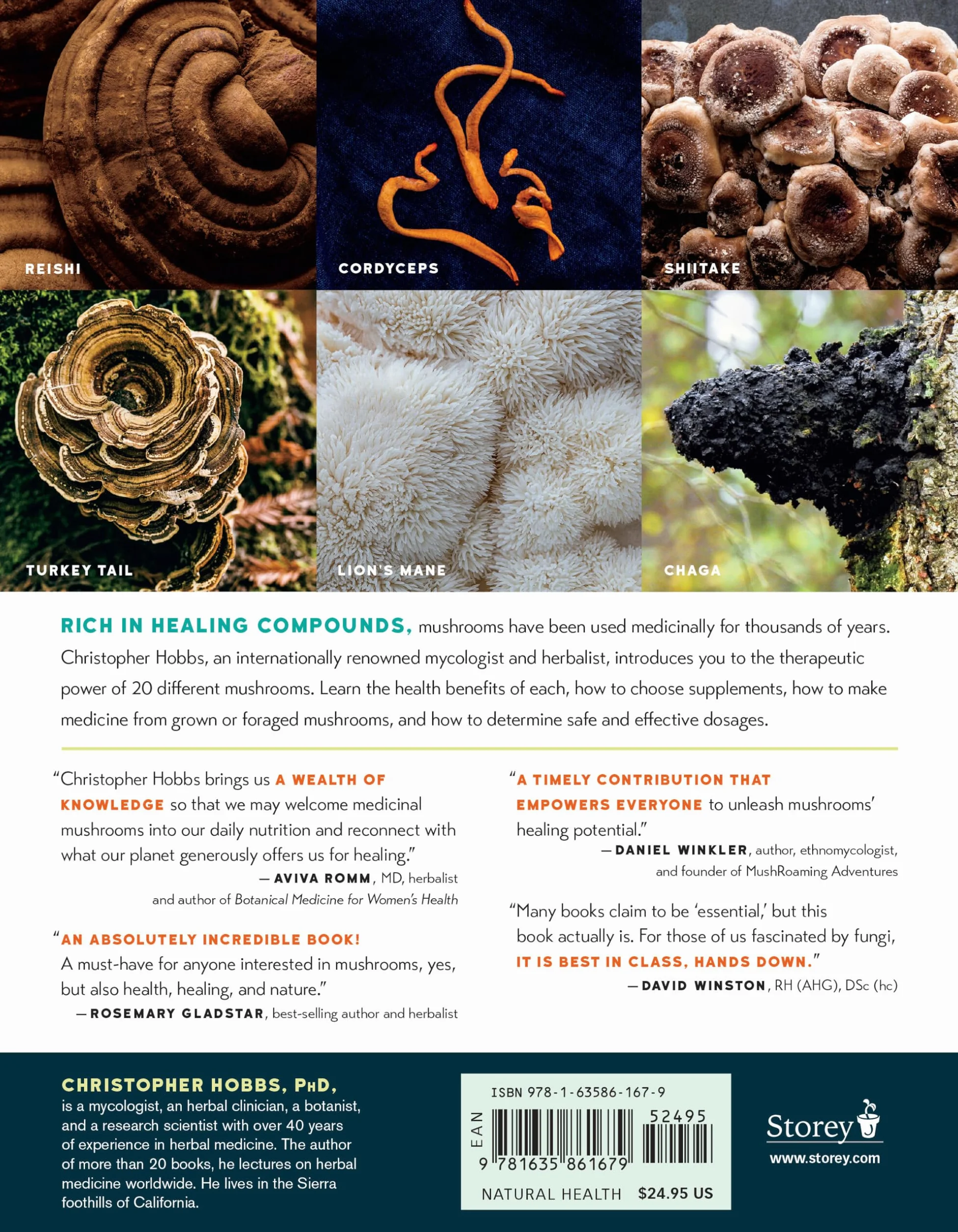 Christopher Hobbs's Medicinal Mushrooms: The Essential Guide: Boost Immunity, Improve Memory, Fight Cancer, Stop Infection, and Expand Your Consciousness