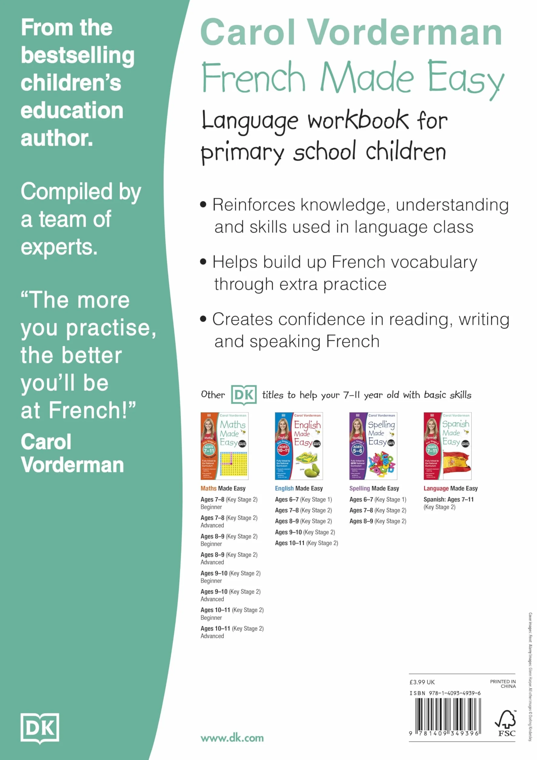 French Made Easy, Ages 7-11 (Key Stage 2): Supports the National Curriculum, Confidence in Reading, Writing & Speaking