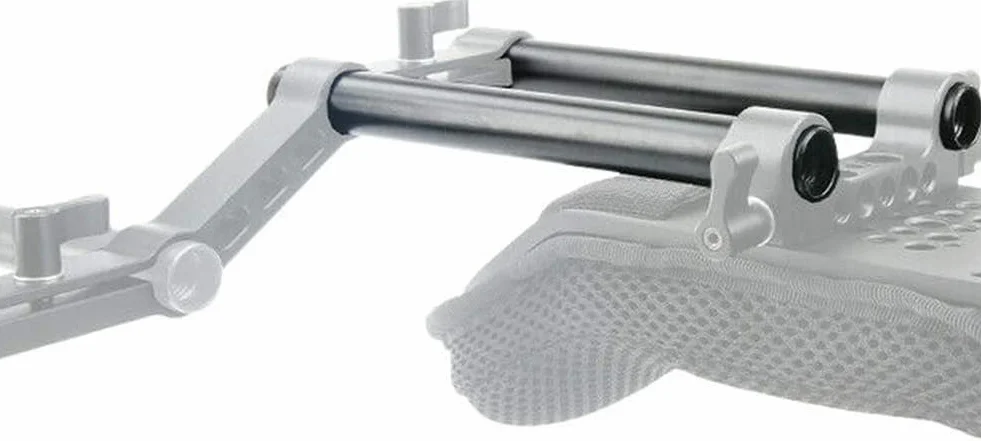 NICEYRIG Standardowe aluminiowe pręty 15 mm długości 15 cm gwint M12 do podparcia ramienia aparatu
