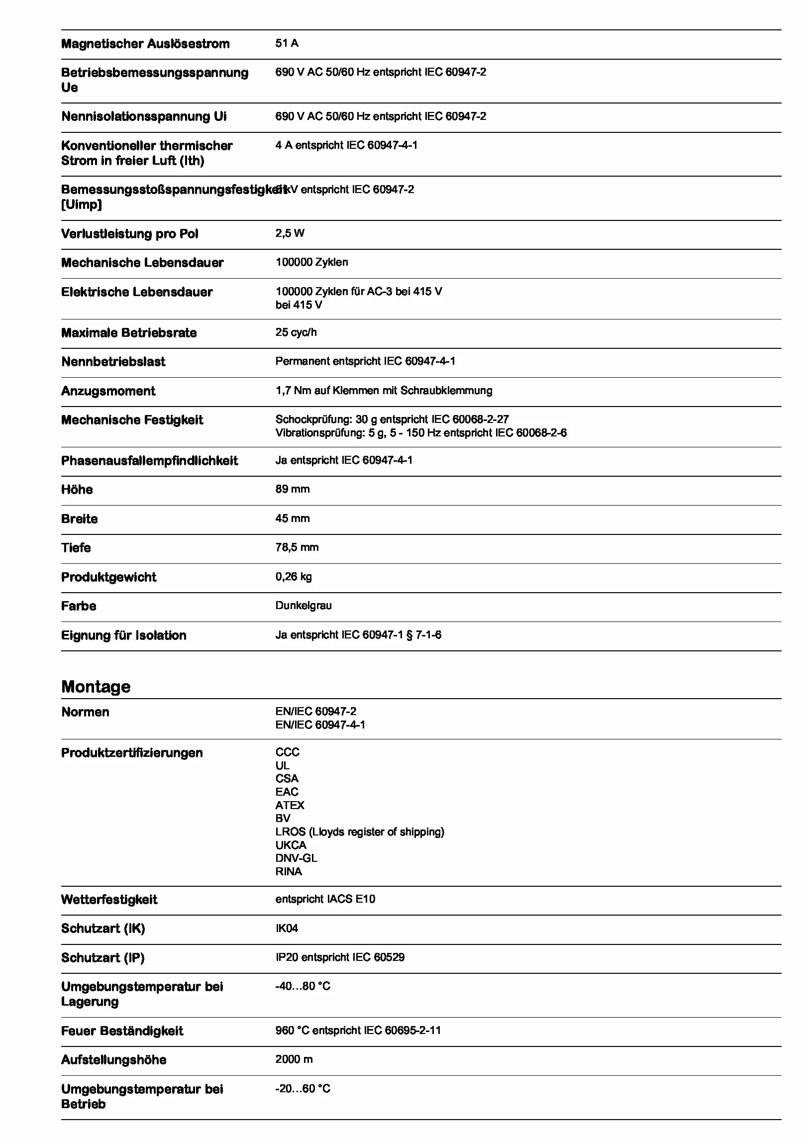 Schneider Electric | GV2ME08 - wyłącznik ochronny silnika, 3p, 2,5-4 A, uruchamianie przycisku, przyłącze śrubowe – 45 x 89 x 78,2 mm