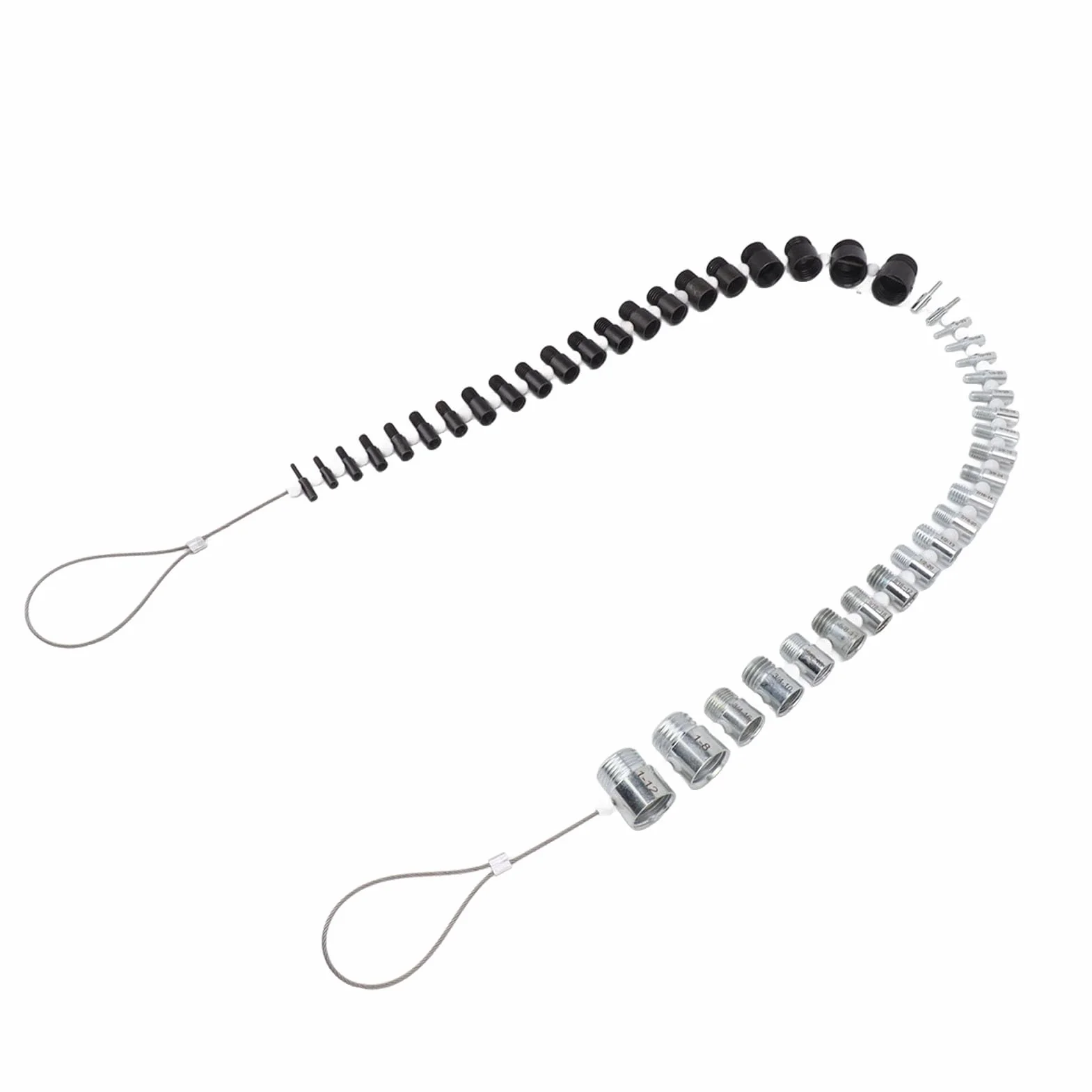 Nut and Bolt Thread Checker 44 Male Female Thread Identifier Gauges 23 Inch 21 Metric Sizes