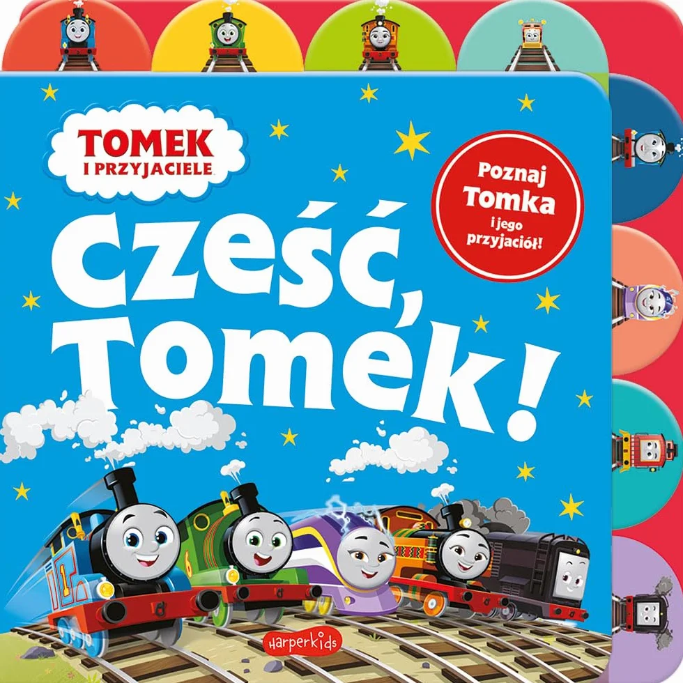 Cześć, Tomek! Tomek i przyjaciele. Książka z registrami
