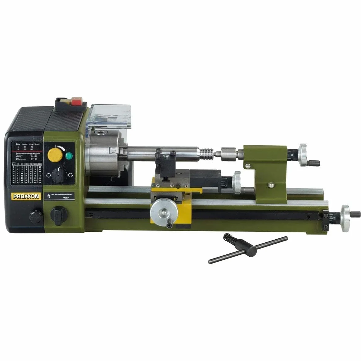 Proxxon 24002 Tokarka, 230 V, Zielony, 560x270x170
