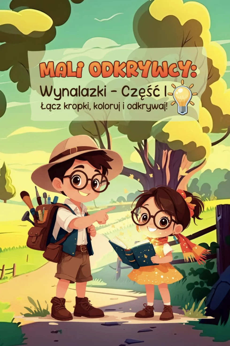 Mali odkrywcy: Wynalazki – Łączenie kropek, nauka i zabawa (Część I): Kreatywna książka edukacyjna dla dzieci 6–10 lat: Wynalazki, ciekawostki i ... i historie do czytania i kolorowania