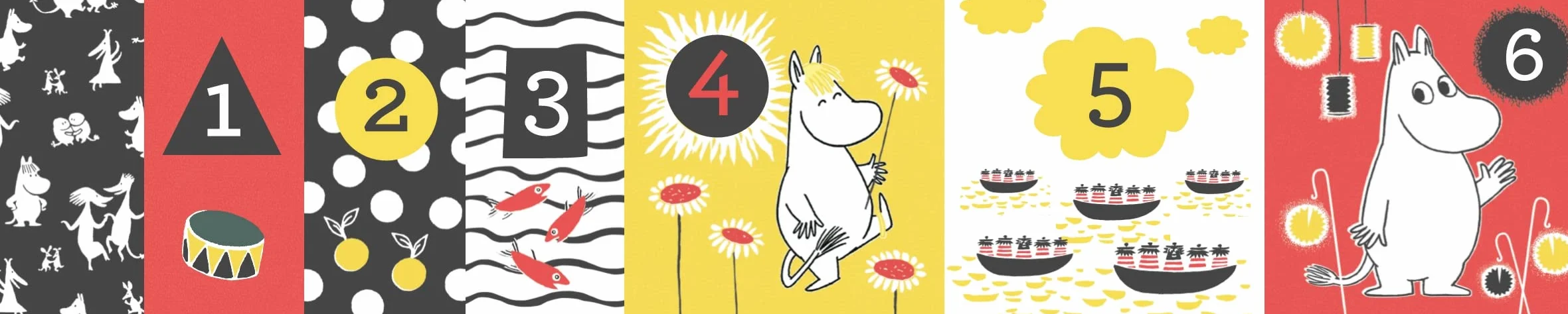 Moomin Baby: 123 Tummy Time Concertina Book