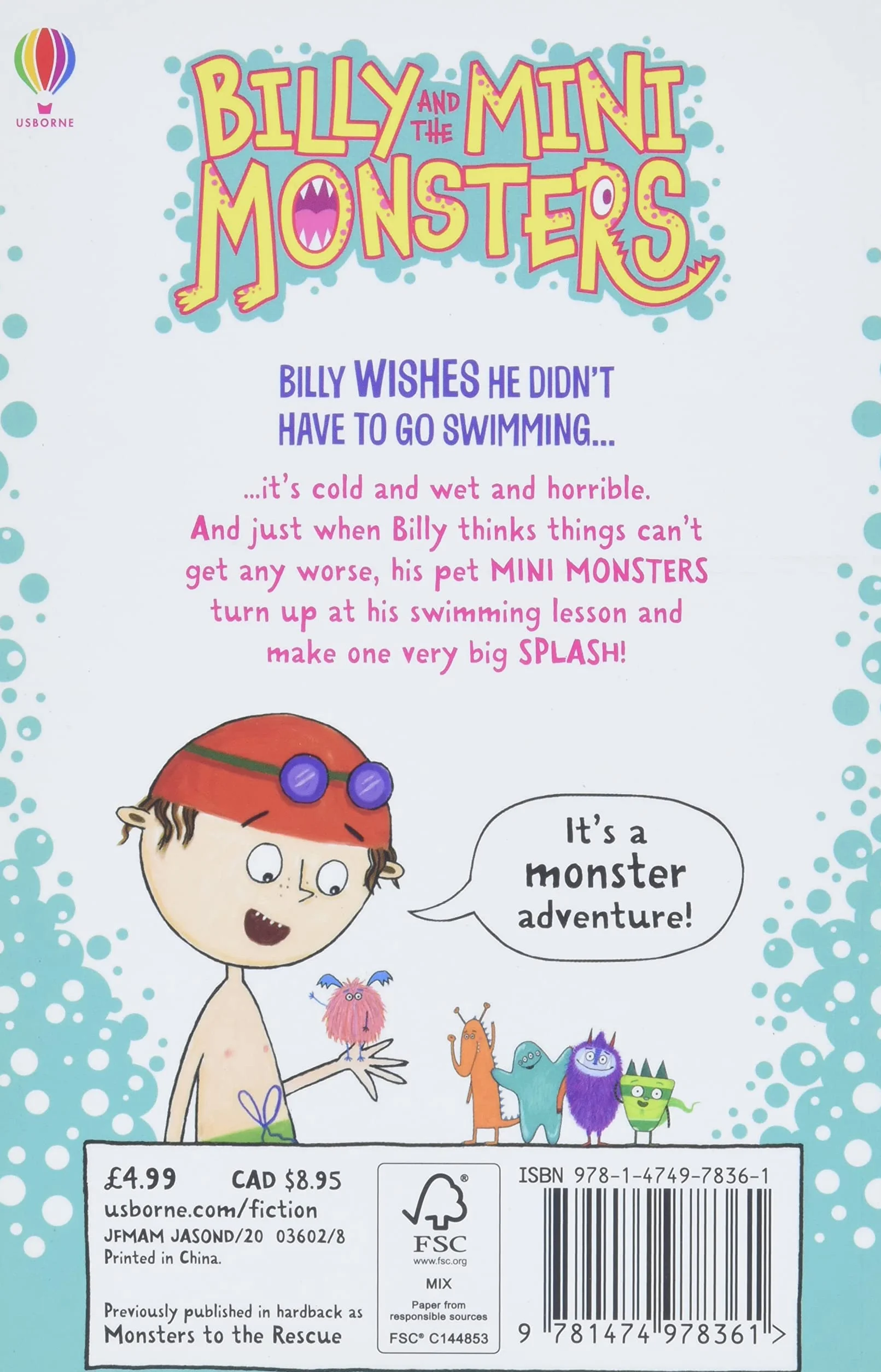 Monsters go Swimming (Billy and the Mini Monsters): 1