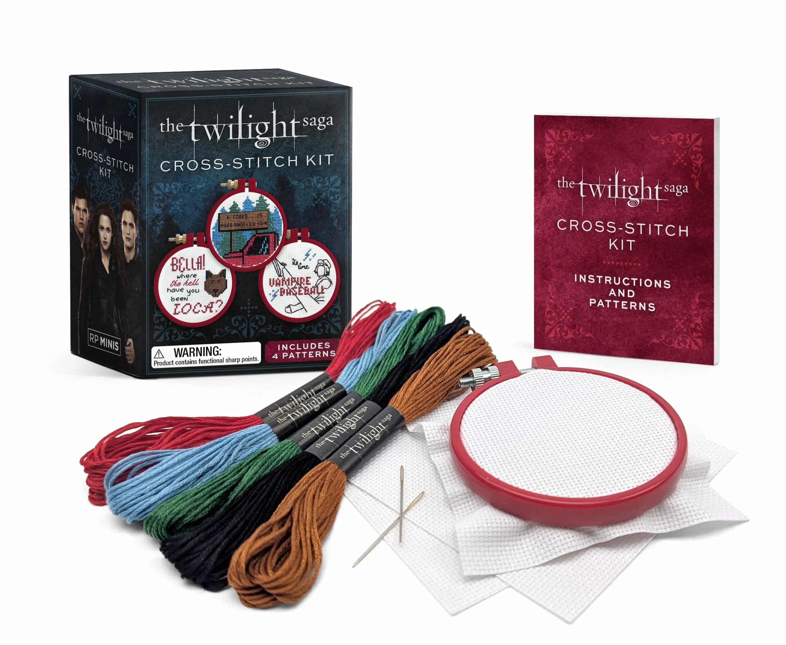 The Twilight Saga Cross-Stitch Kit: Includes 4 Patterns