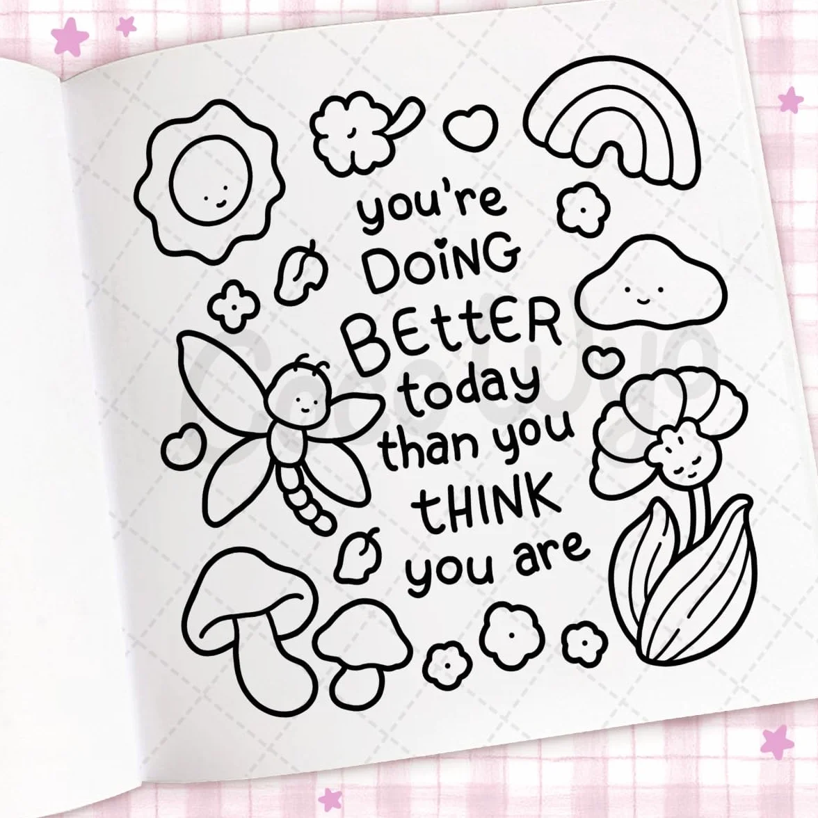 Cozy Vibes: A cozy and comfy colouring book