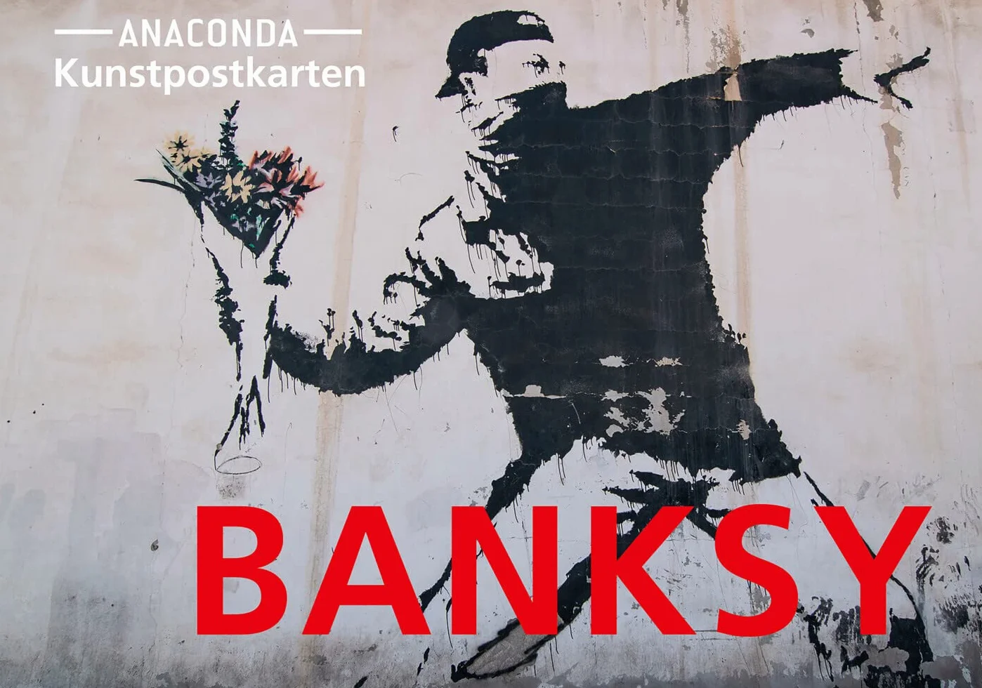 Postkarten-Set Banksy: 18 Kunstpostkarten aus hochwertigem Karton. ca. 0,44EUR pro Karte. Streetart zum Sammeln, Verschicken und Verschenken. Ideal für Postcrossing: 43