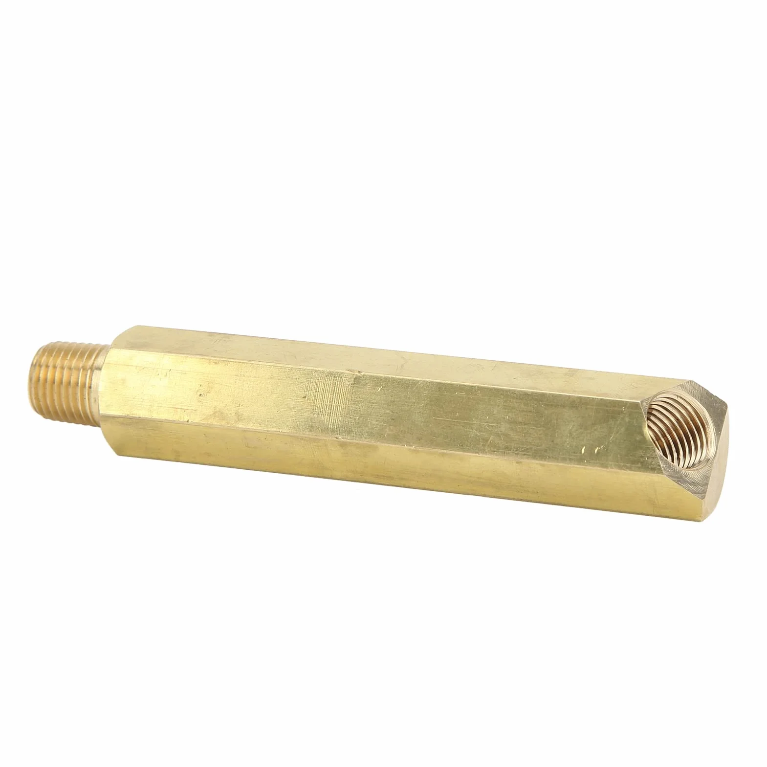 Przedłużenie pomiaru ciśnienia , 1/4 cala NPT 115 mm długość adapter przedłużający ciśnienie zamiennik do silnika Windsor 260 289 302 351 V8