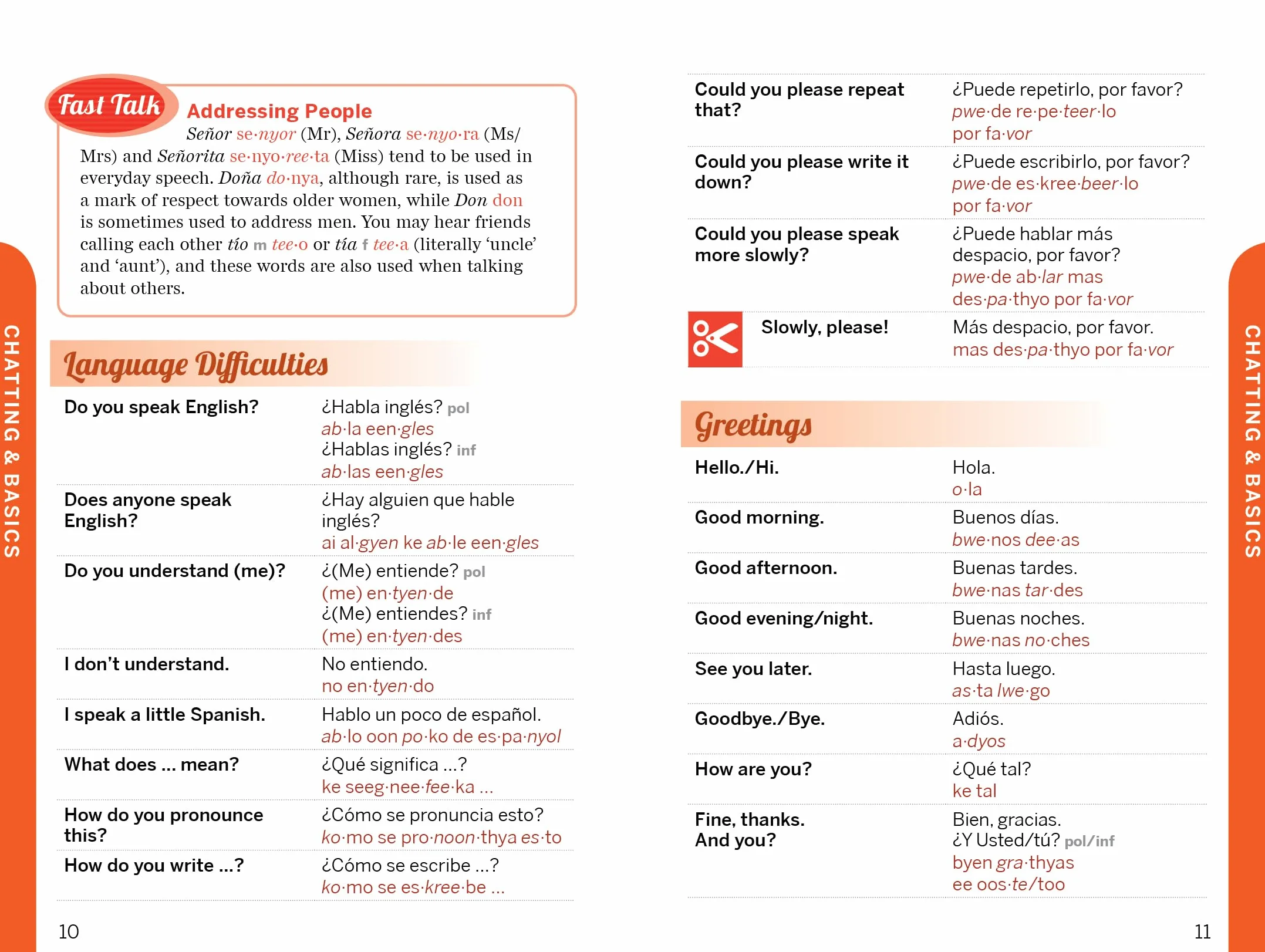 Fast Talk Spanish 5ed -anglais