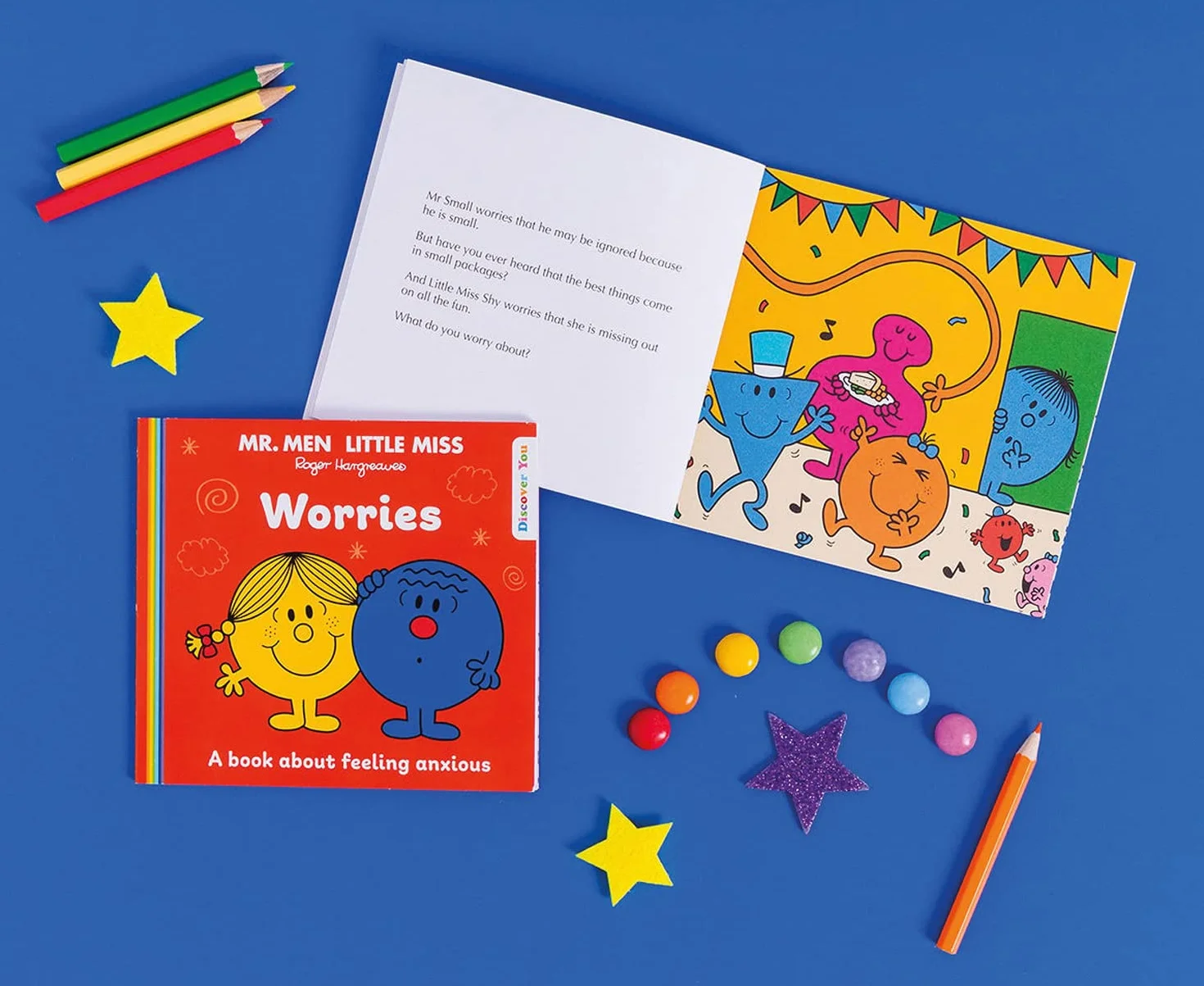Mr. Men Little Miss: Worries: A Book about Anxiety from the New Illustrated Children’s Series for 2022 about Feelings