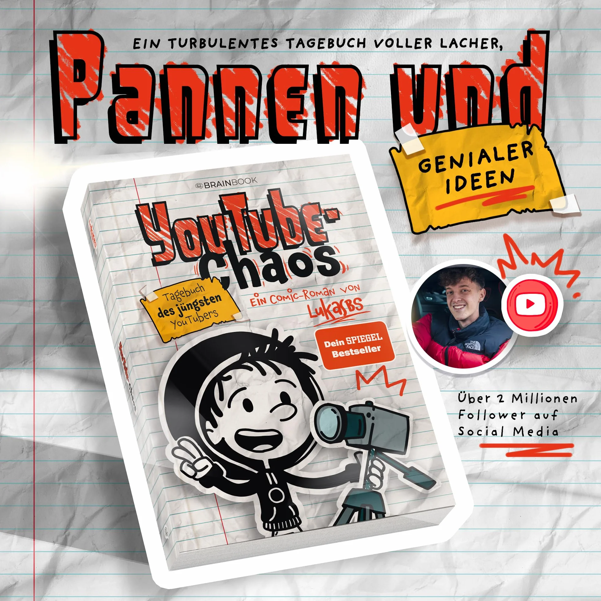 YouTube-Chaos: Tagebuch des jüngsten YouTubers - Ein Comic-Roman von LukasBS: 4
