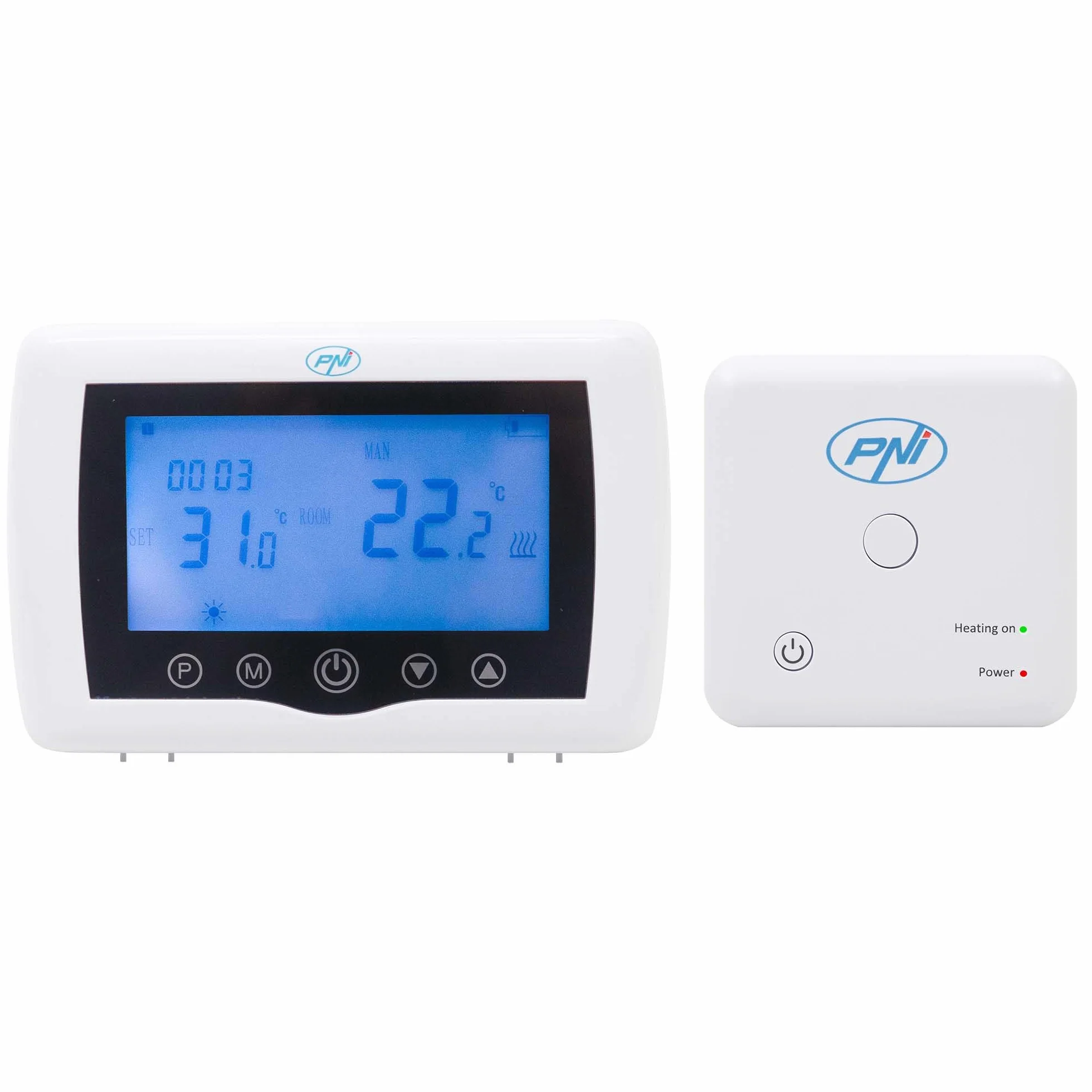 Inteligentny termostat PNI CT36 bezprzewodowy, z WiFi, sterowanie internetem, do instalacji cieplnych, aplikacja TuyaSmart