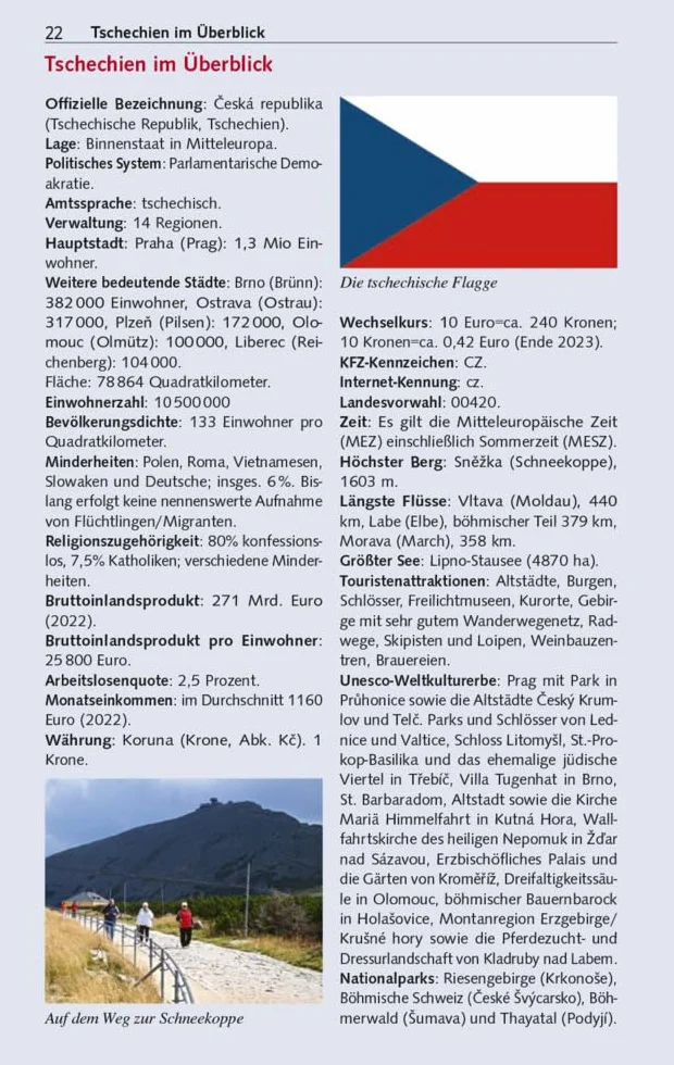 TRESCHER Reiseführer Tschechien: Böhmen, Mähren, Prag, Riesengebirge, Bäderdreieck