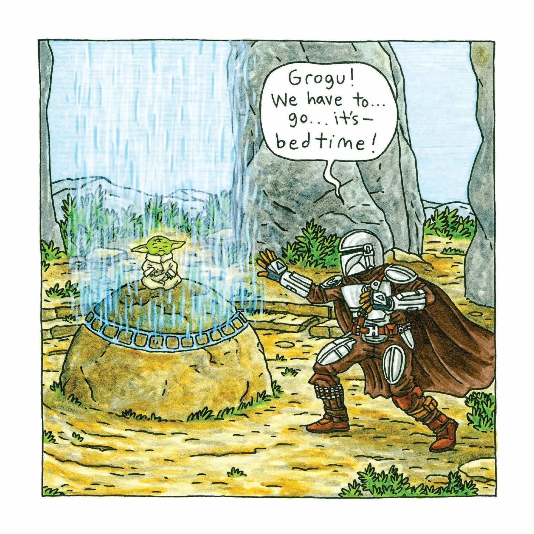 Star Wars The Mandalorian and Child 2026 Wall Calendar