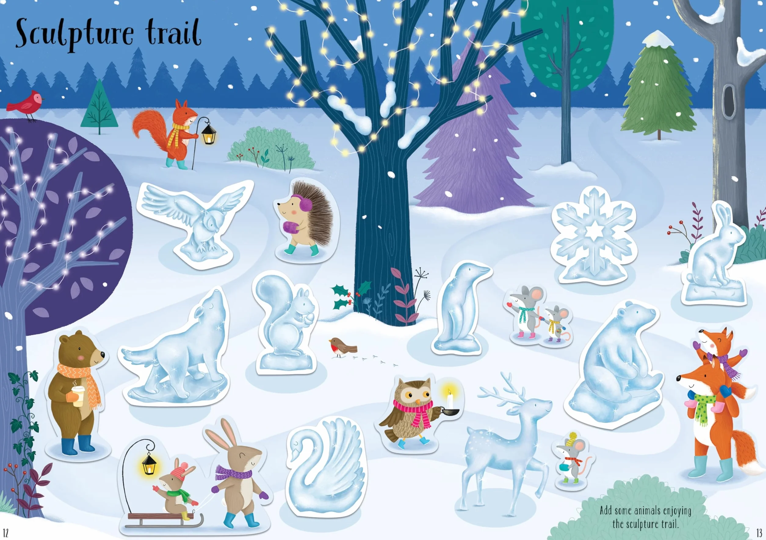 Sparkly Winter Sticker Book