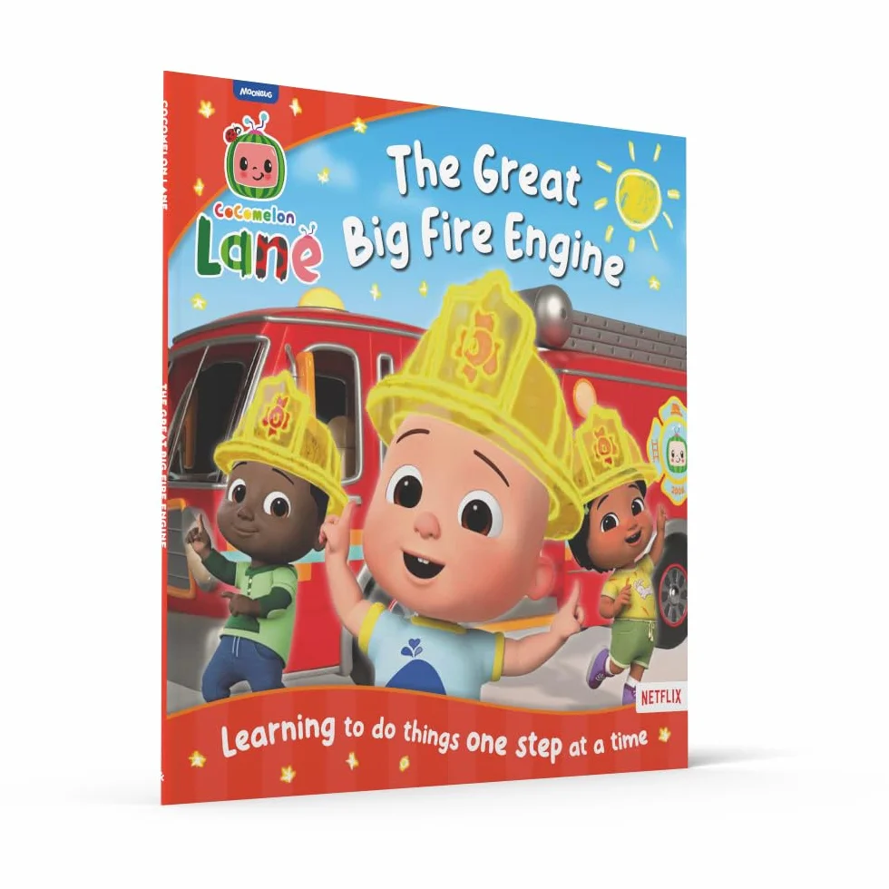 CoComelon Lane: The Great Big Fire Engine Picture Book: A gentle early-learning storybook about feeling worried for CoComelon fans