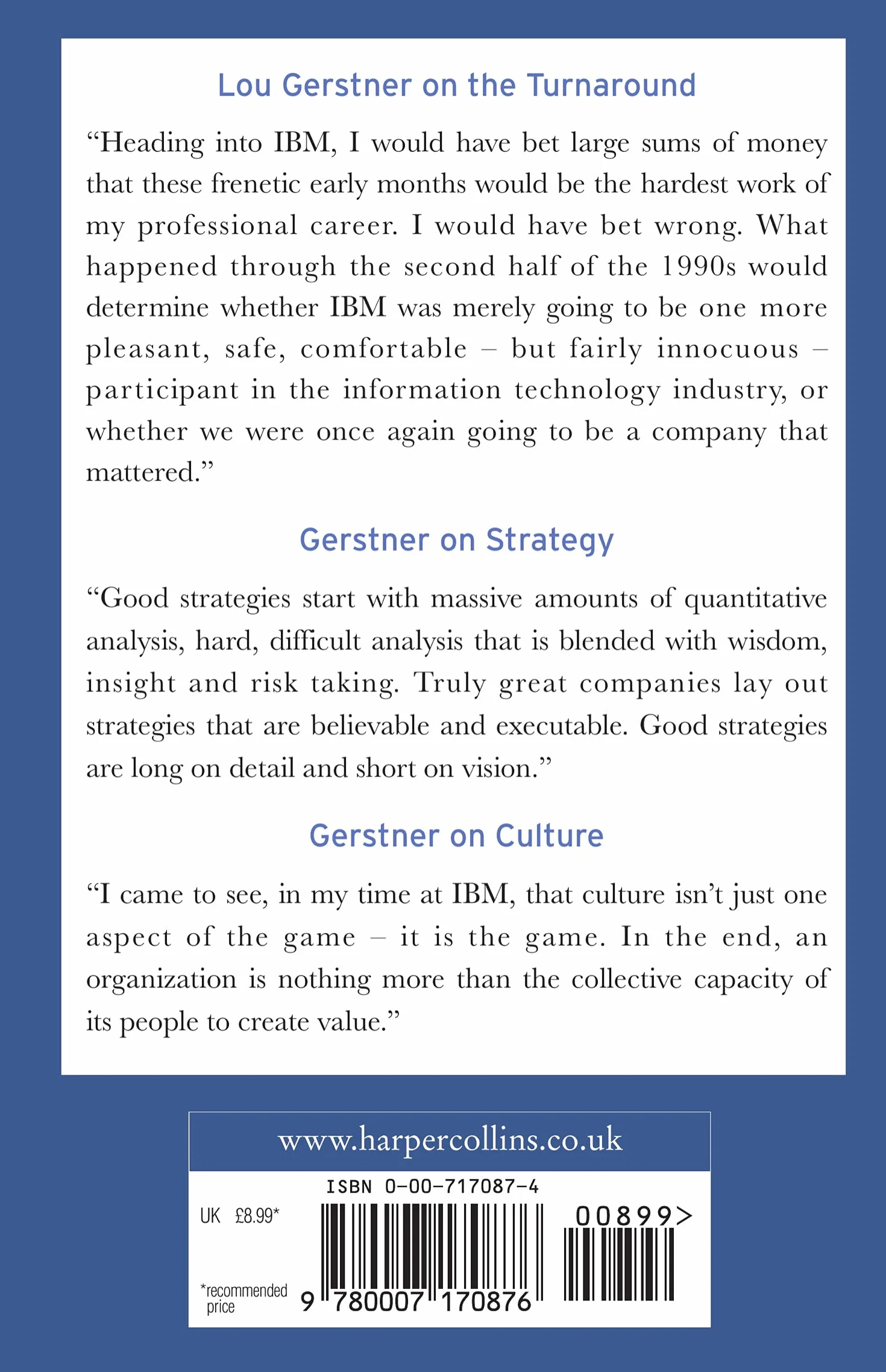 Who Says Elephants Can’t Dance?: How I Turned Around IBM. A Biography Memoir of Leadership and Business Success