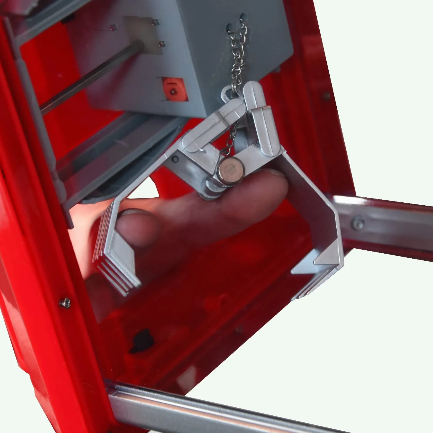 mikamax - Candy Grabber - Candy Machine - Czerwony - Uchwyt automat