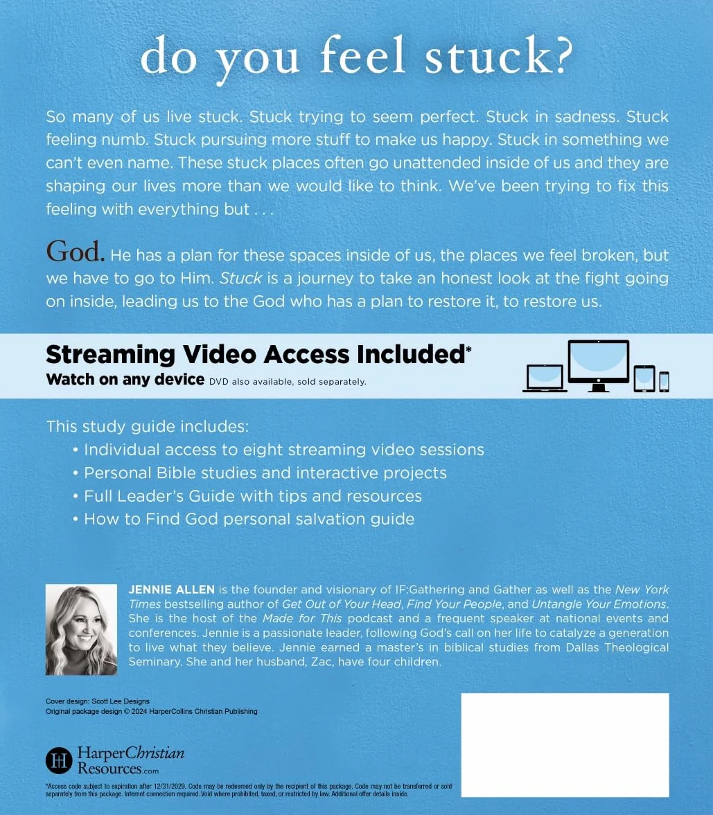 Stuck Bible Study Guide Plus Streaming Video, Updated Edition: The Places We Get Stuck and the God Who Sets Us Free