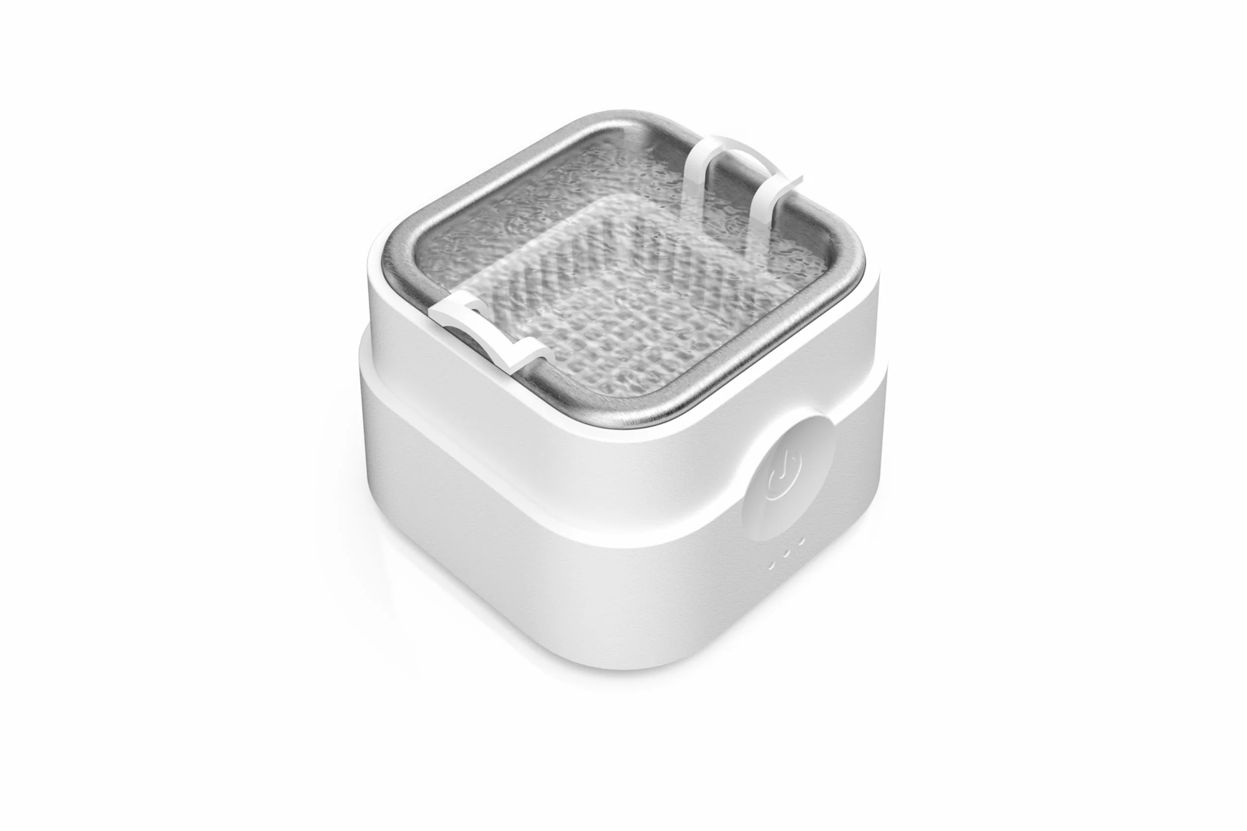 flow-med u-sonic 3 - Myjka Ultradźwiękowa - do Wkładek Usznych i Ochrony Słuchu - Akumulator - Czyszczenie 360° - Pojemnik 125ml - Wiele Innych Zastosowań - 2 Etapy - USB-C