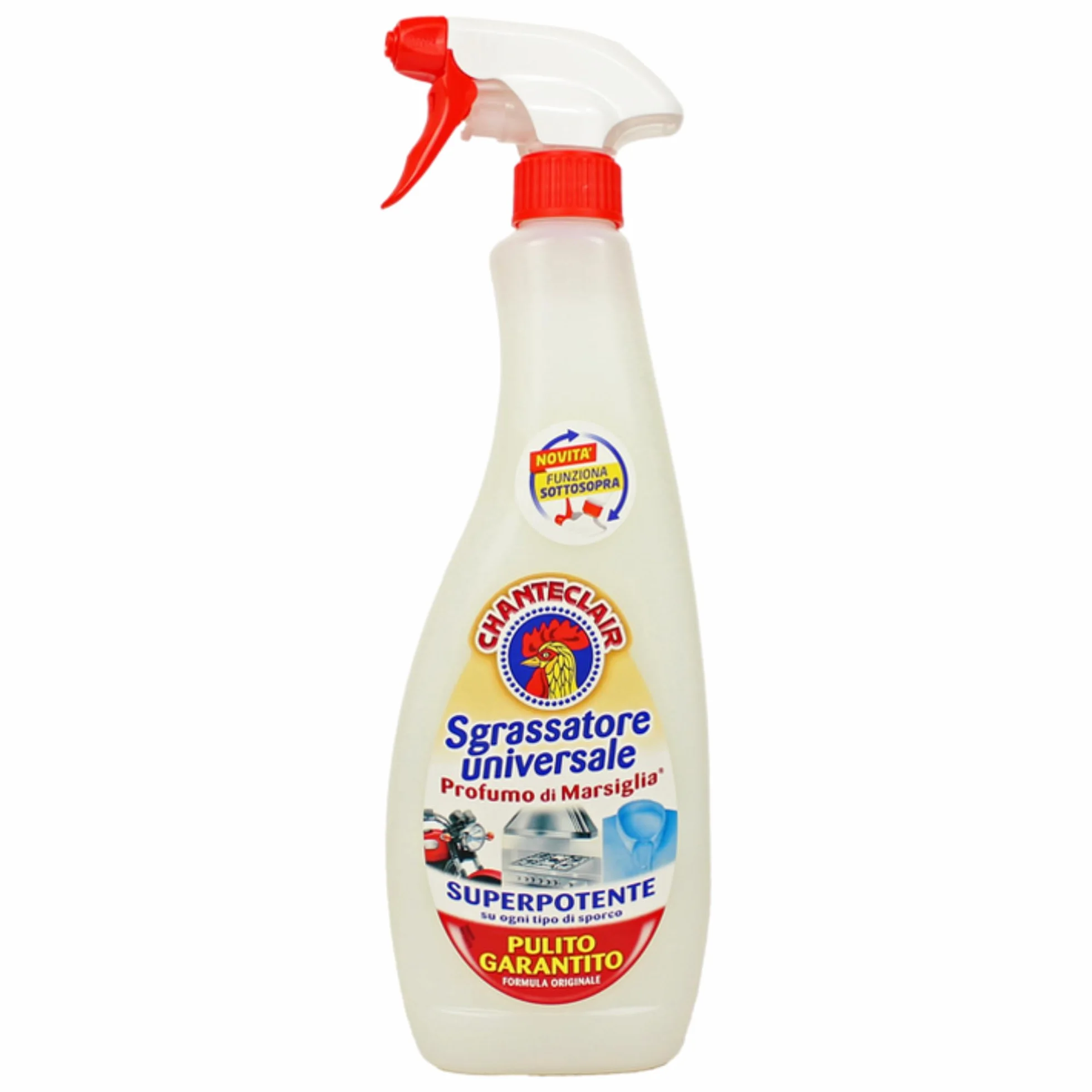 Chante Clair uniwersalny odtłuszczacz o zapachu Marsylii, zestaw promocyjny (6 x 600 ml, pełny zestaw)