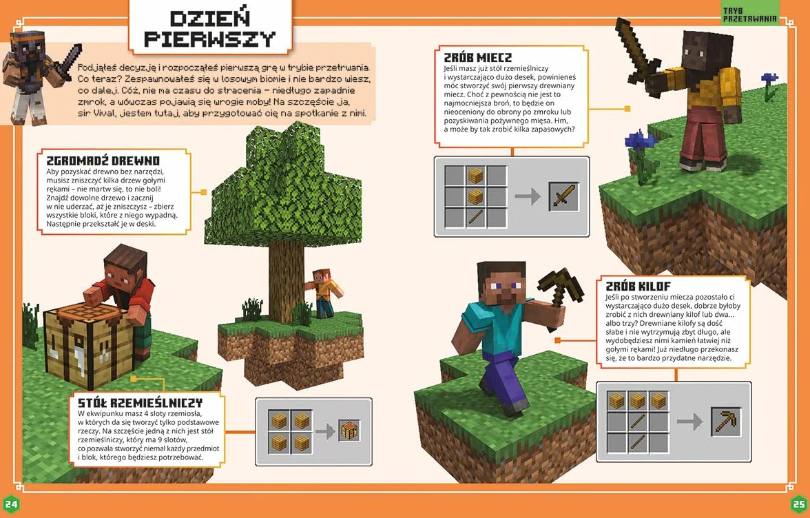 Minecraft. Podręcznik dla początkujących. Całkiem nowe wydanie 2024