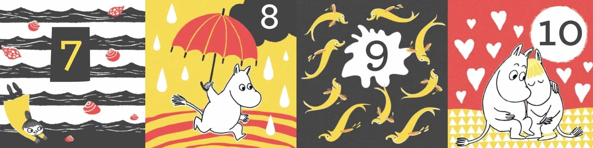 Moomin Baby: 123 Tummy Time Concertina Book