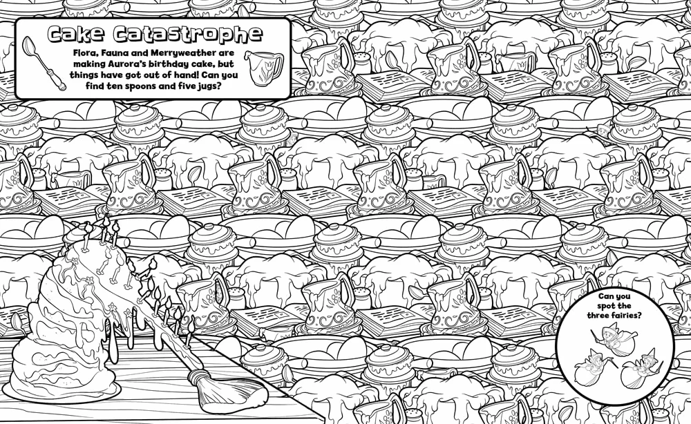 Disney Princess: Search & Find Colouring
