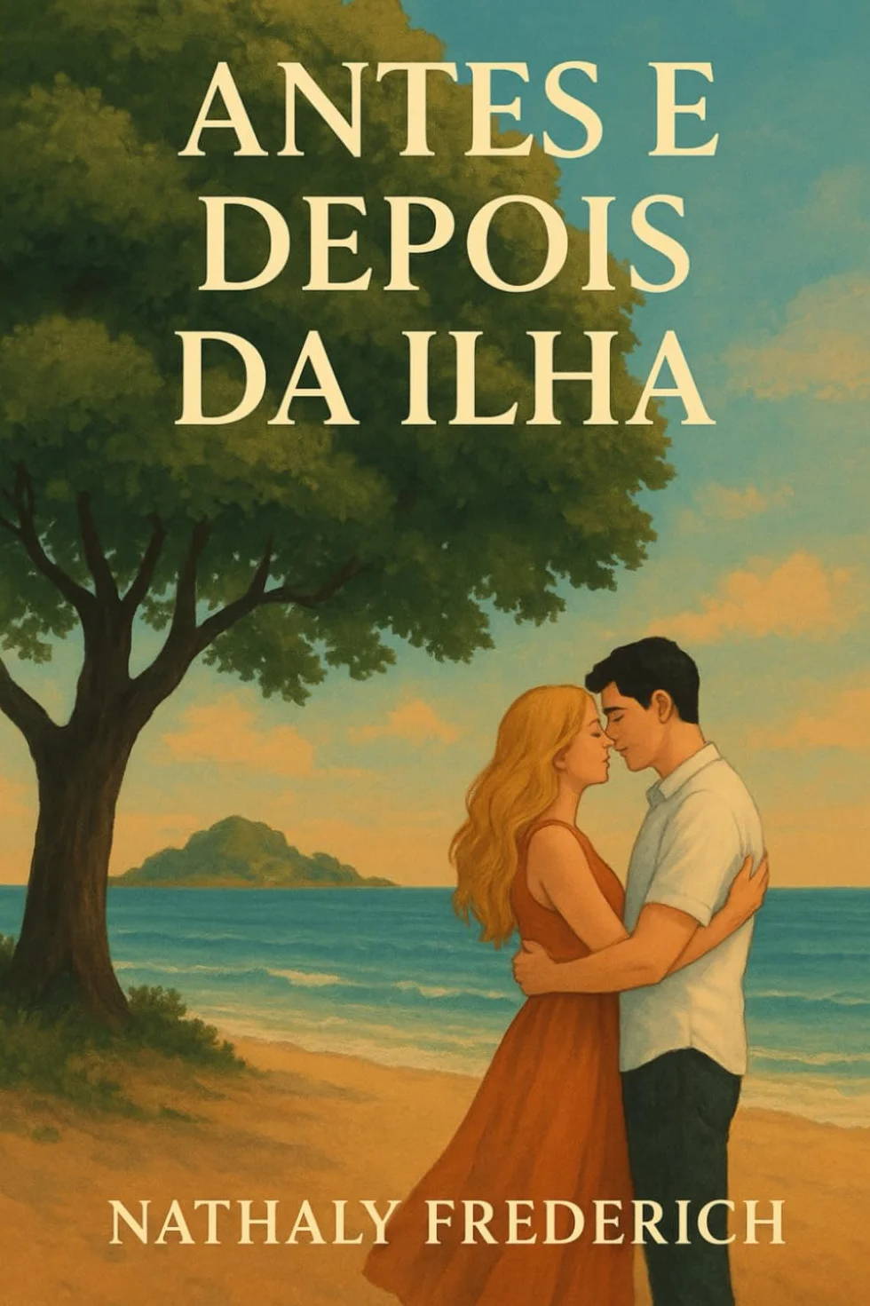 Antes e depois da ilha