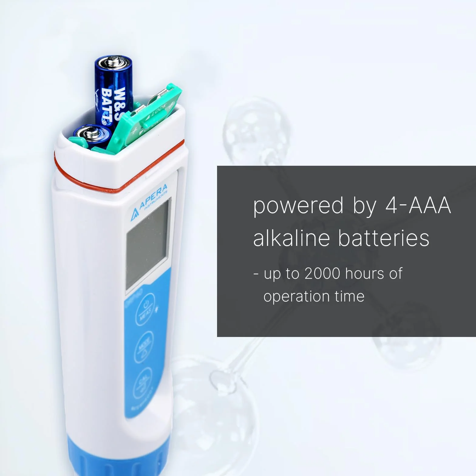 Apera Instruments PC60 Premium 5 w 1 miernik wieloparametrowy (pH, przewodność/EC, TDS, zasolenie, temperatura, dokładność pH 0,01/1%, wymienna elektroda, wodoodporny)