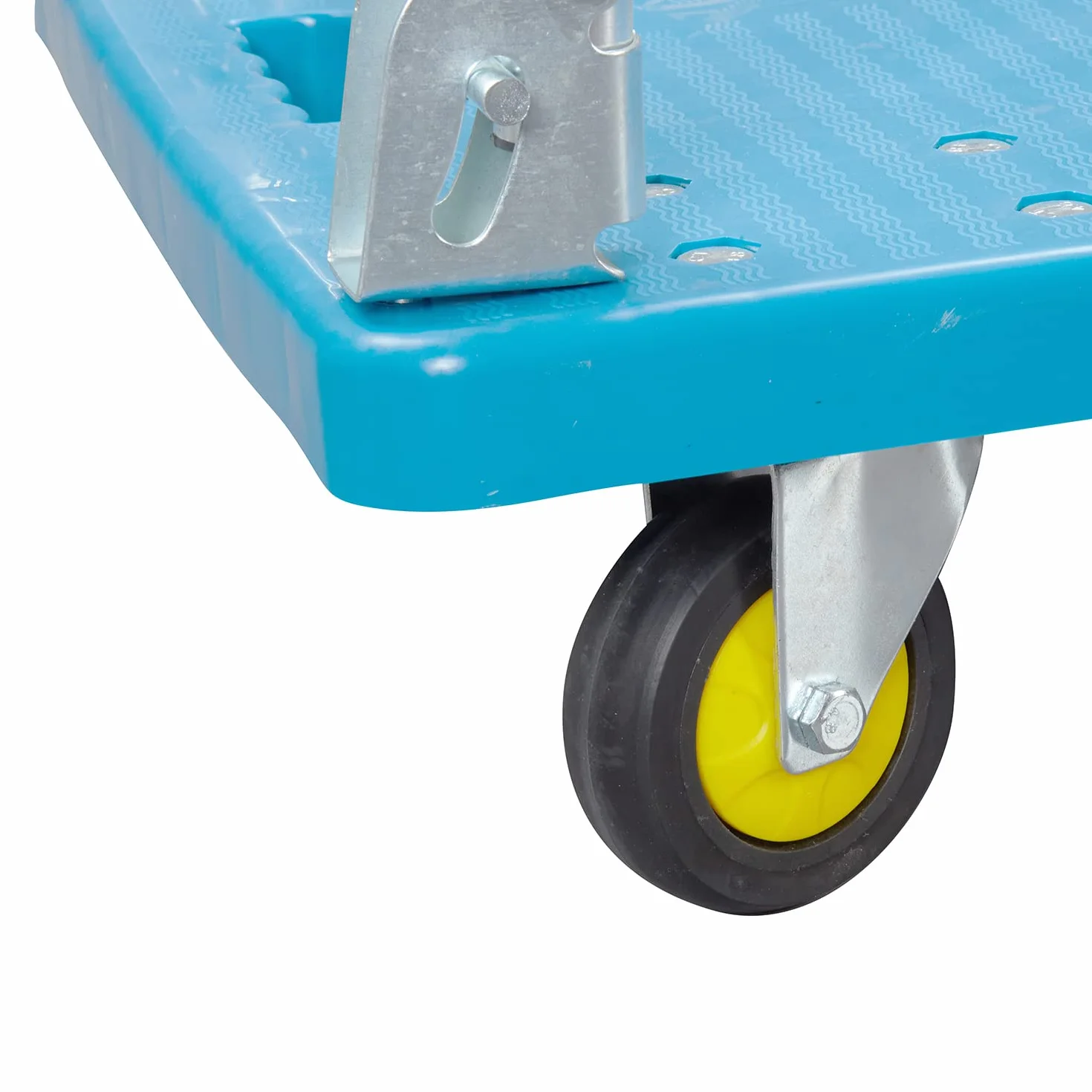 KATSU Tools Wytrzymała lekka składana platforma plastikowy wózek wózek magazynowy pojemność 150 kg