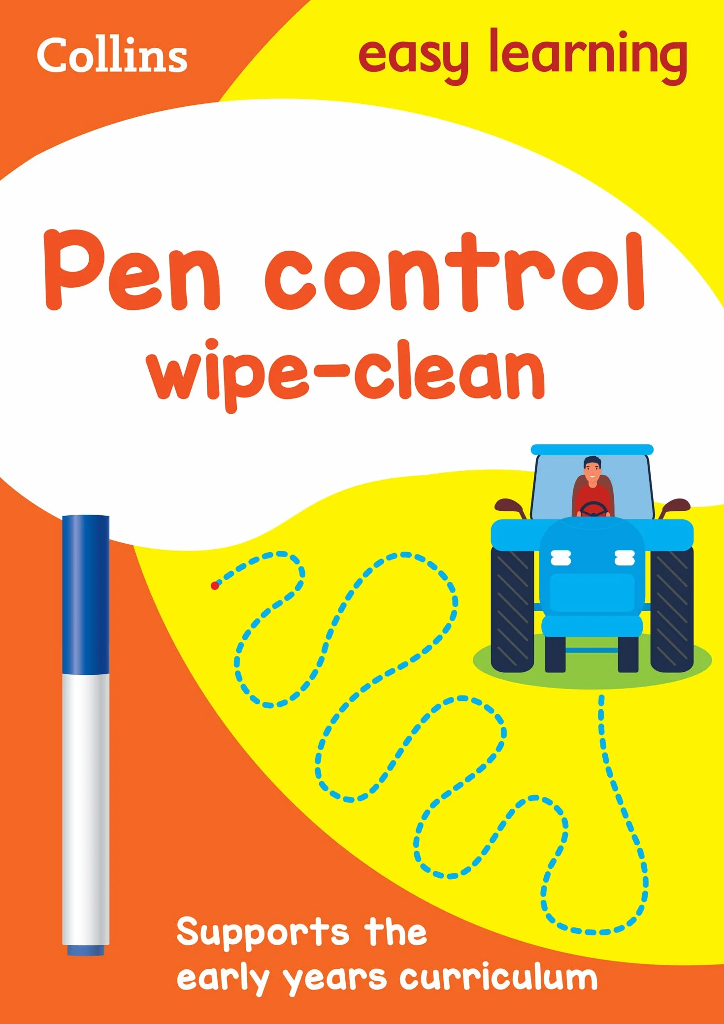 Pen Control Age 3-5 Wipe Clean Activity Book: Ideal for home learning