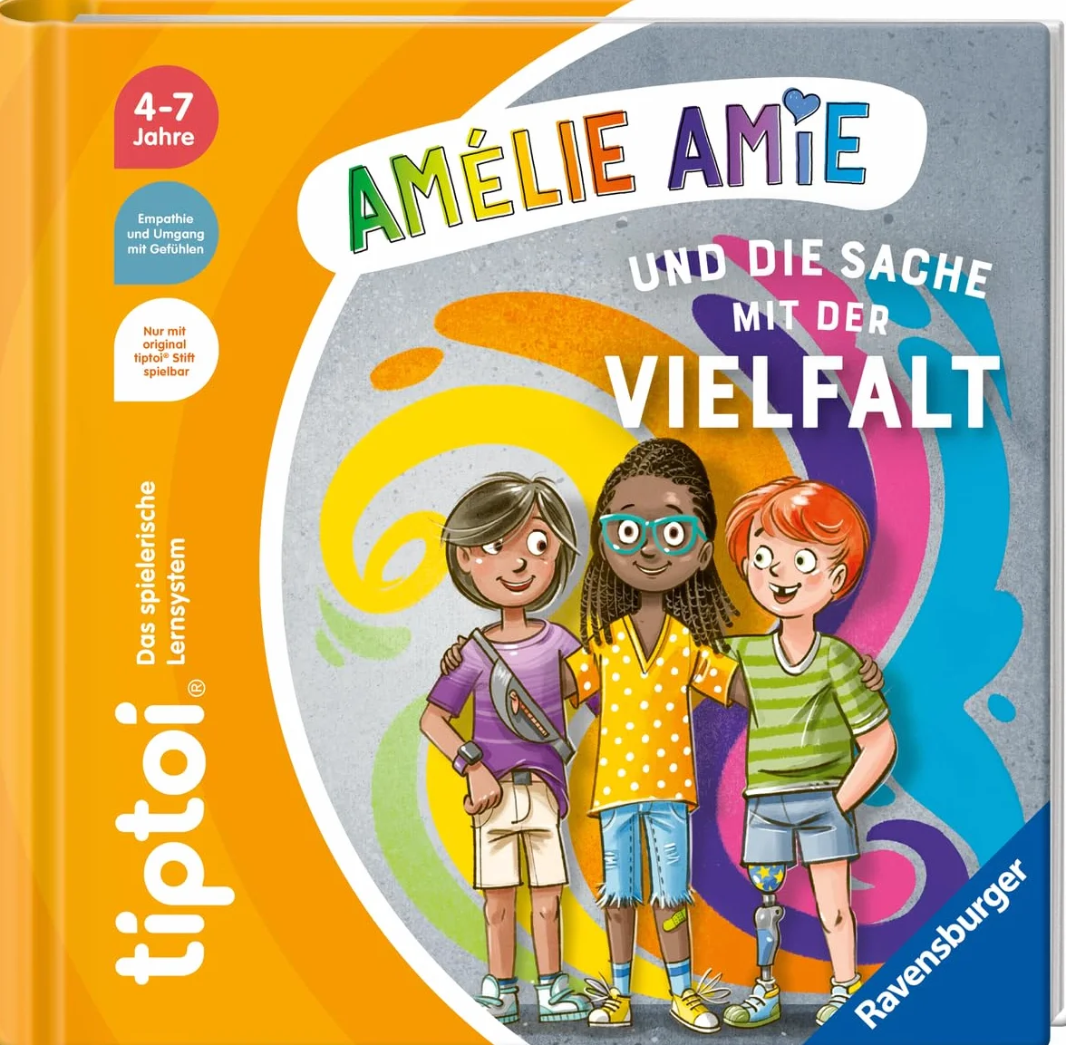 tiptoi® Bildergeschichten über den Umgang mit Gefühlen - Amélie Amie und die Sache mit der Vielfalt