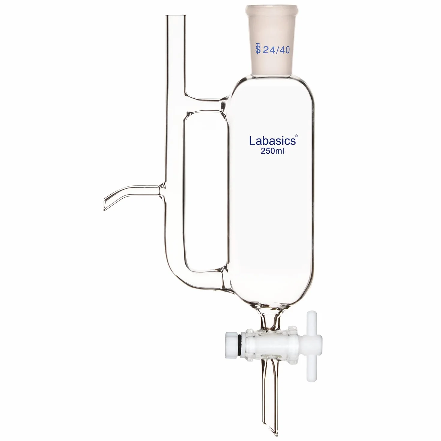Labasics Oleju Wodnego Odbiornik Separator z 24/40 Dostawa Laboratoryjnym, 250 ml