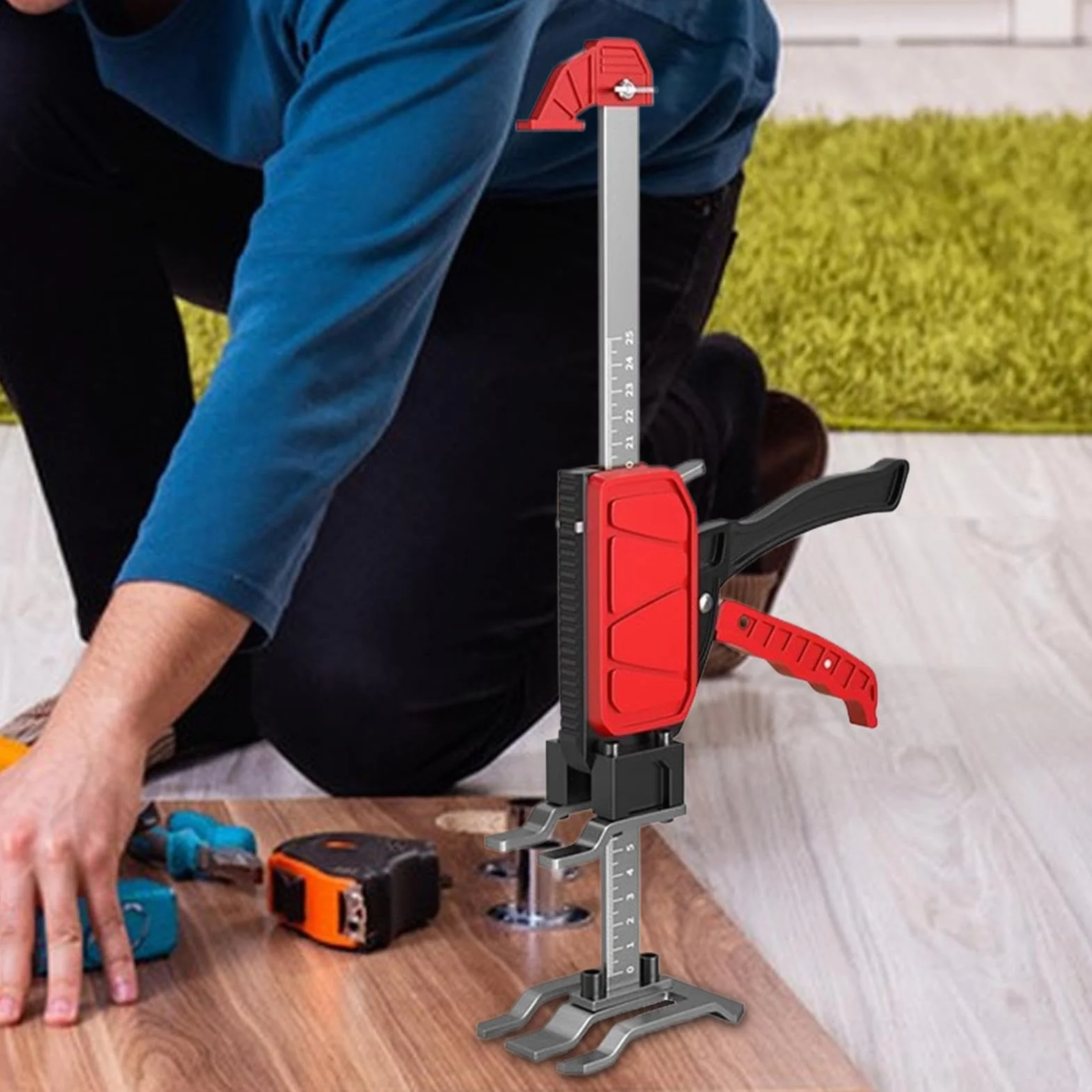 Podnośnik na ramię | oszczędzający pracę podnośnik meblowy i szafkowy | narzędzie do podnoszenia nośnego 200 kg | do obróbki drewna i podnośnik ręczny | wytrzymały podnośnik ramienia do montażu w