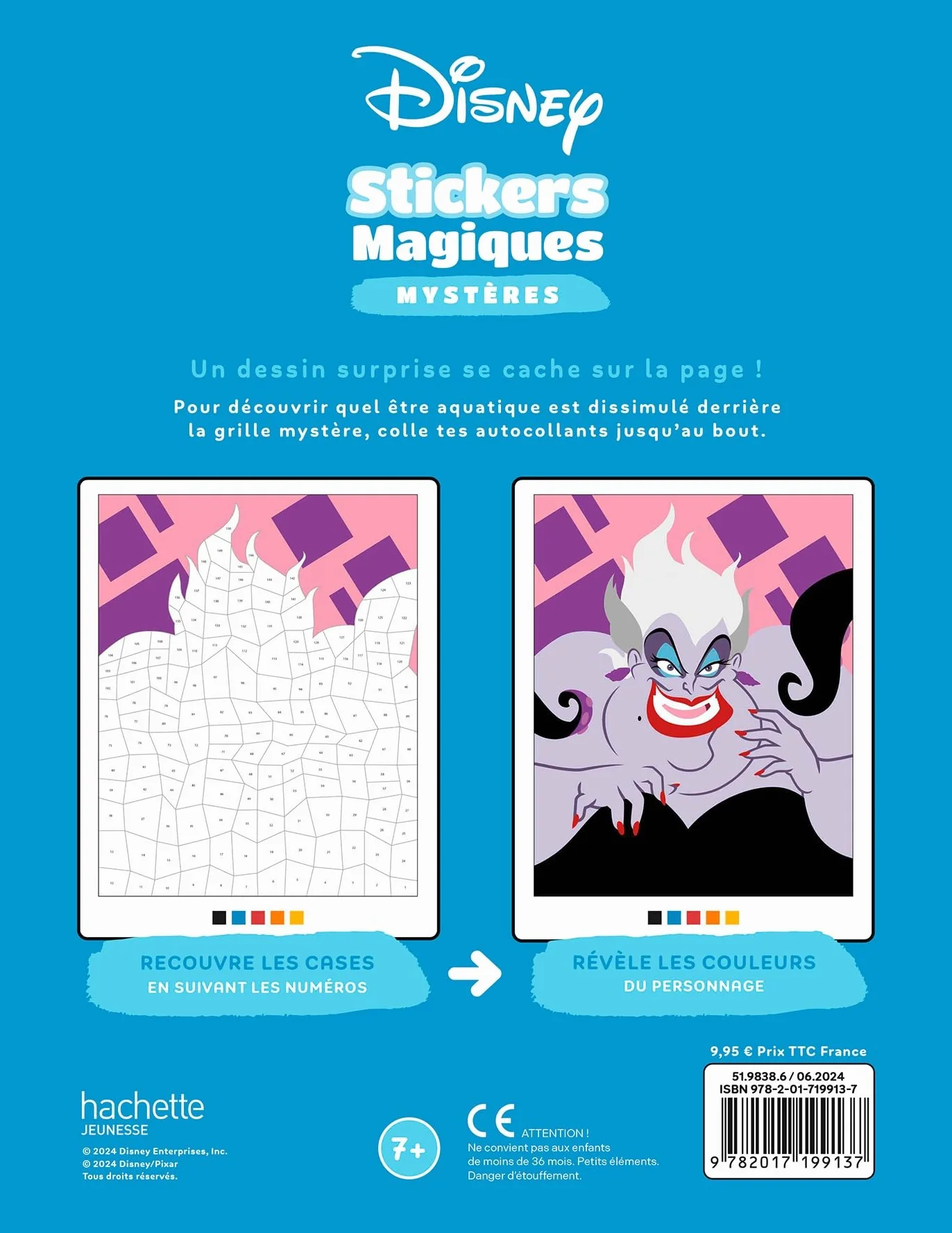DISNEY - Mes stickers magiques - Mystères (7+) - Sous la mer