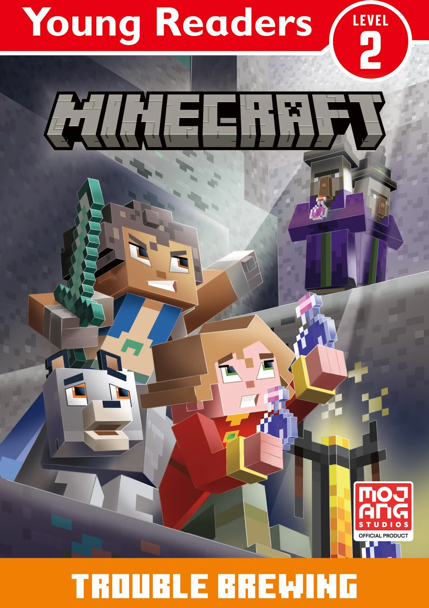 Minecraft Young Readers: Trouble Brewing: An official Minecraft illustrated children’s gaming adventure for young, struggling or reluctant readers and kids who love video games!