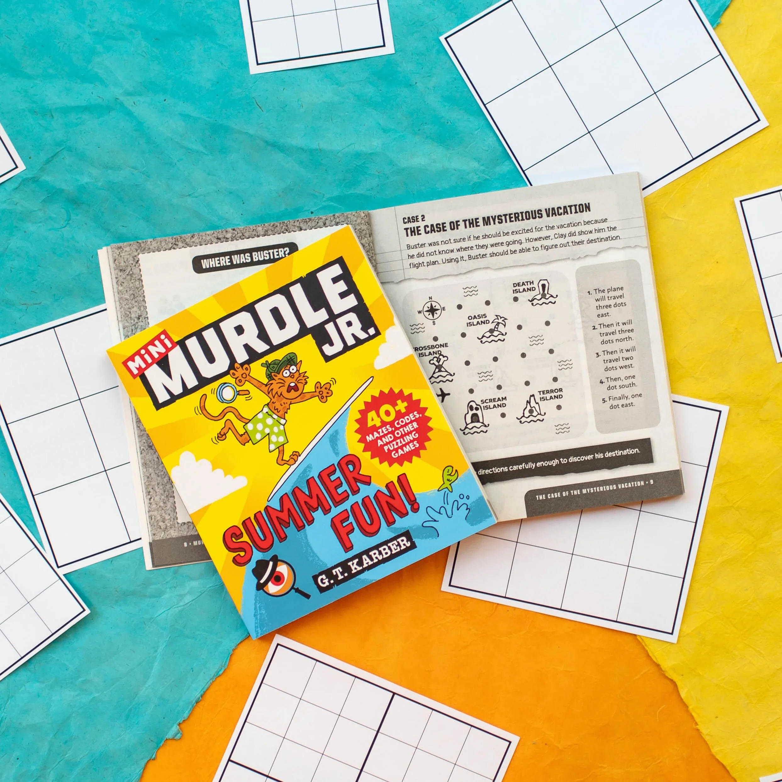 Mini Murdle Jr.: Summer Fun!: 40+ Mazes, Codes, and Other Puzzling Games: 1